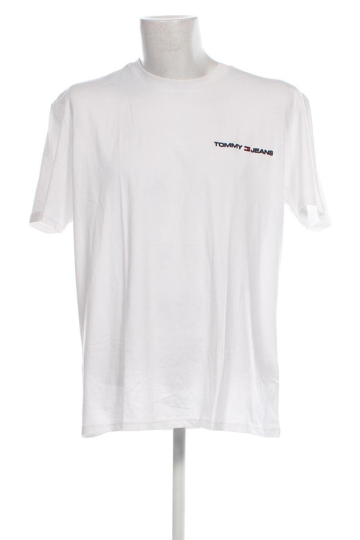 Ανδρικό t-shirt Tommy Jeans, Μέγεθος XXL, Χρώμα Λευκό, Τιμή 39,69 €