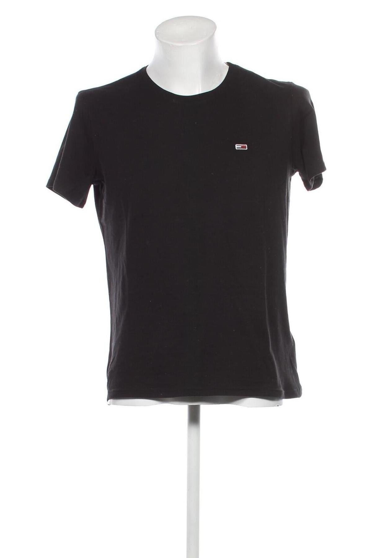 Мъжка тениска Tommy Jeans, Размер M, Цвят Черен, Цена 65,45 лв.