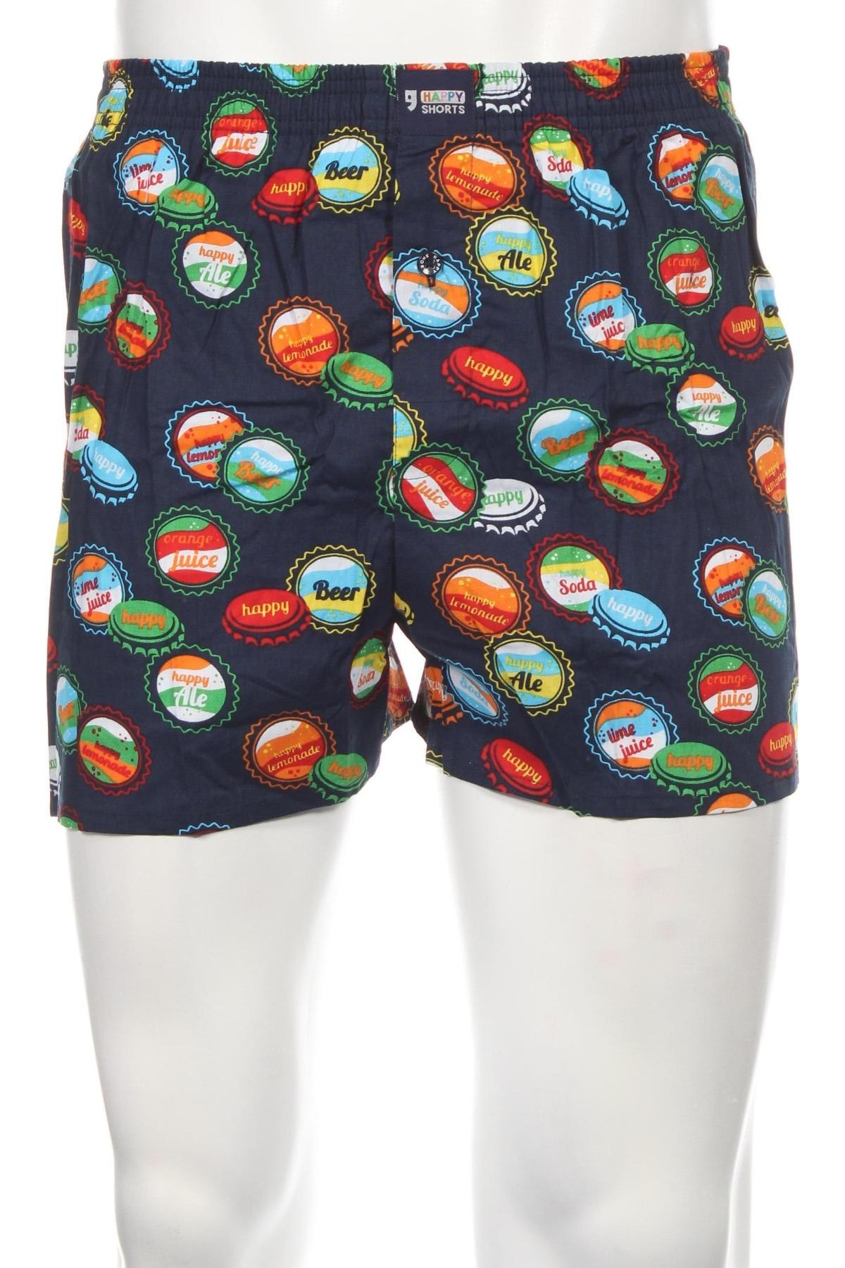 Ανδρικά μποξεράκια Happy Shorts, Μέγεθος L, Χρώμα Πολύχρωμο, Τιμή 12,06 €