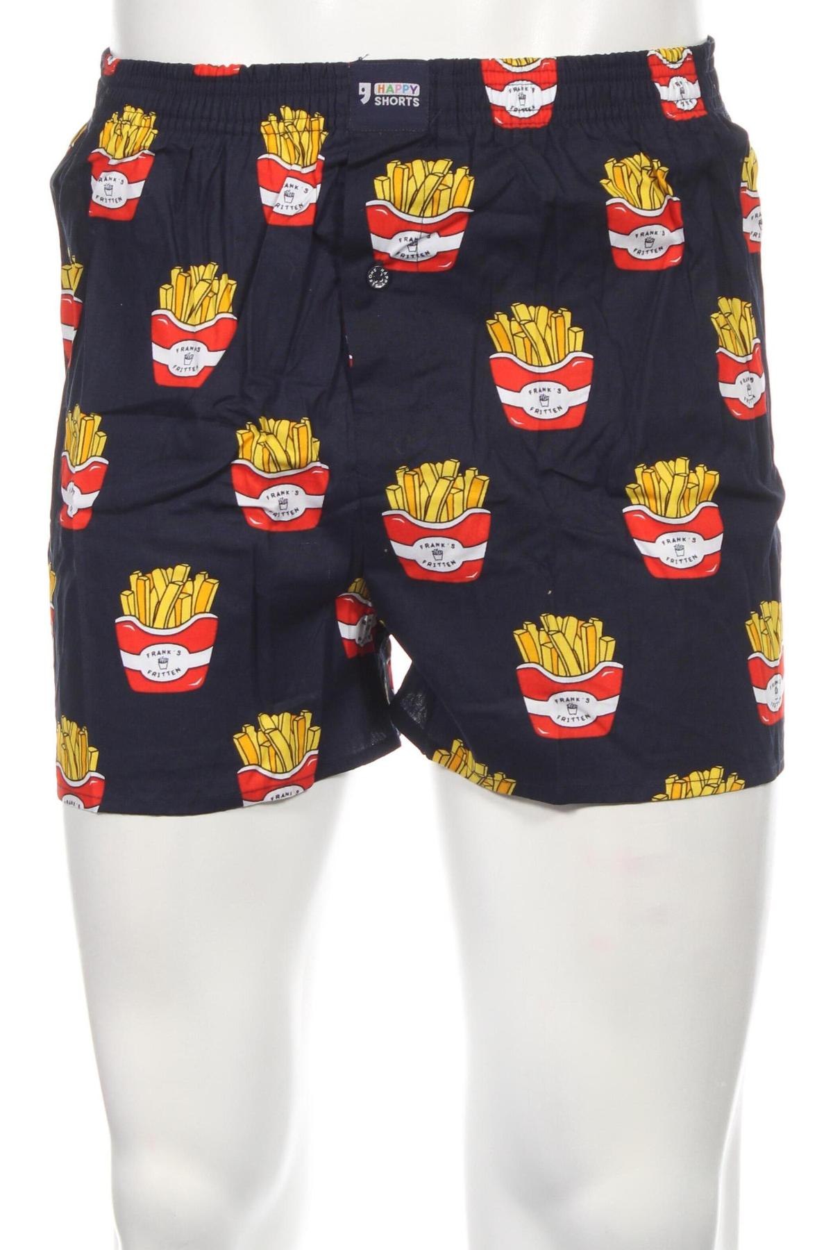 Bokserki męskie Happy Shorts, Rozmiar L, Kolor Kolorowy, Cena 67,57 zł