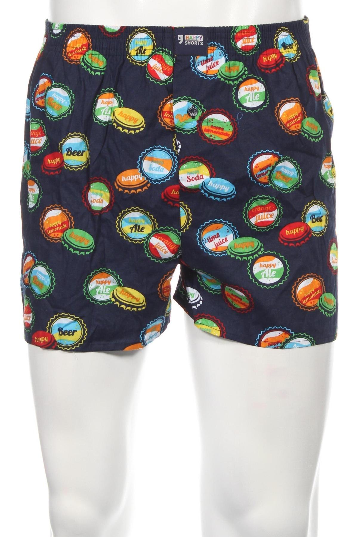 Ανδρικά μποξεράκια Happy Shorts, Μέγεθος L, Χρώμα Πολύχρωμο, Τιμή 14,85 €