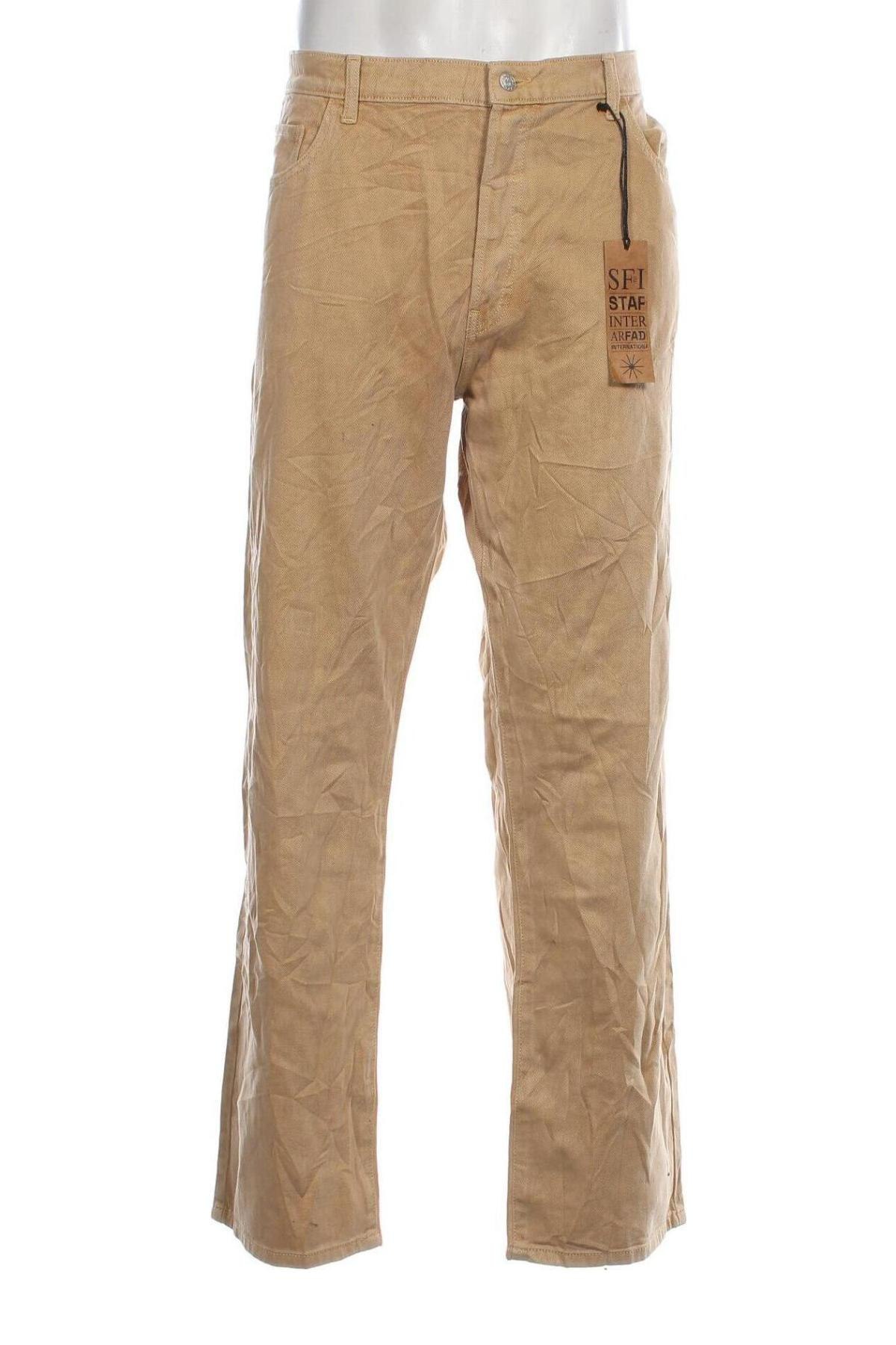 Herren Jeans, Größe XL, Farbe Beige, Preis 28,81 €