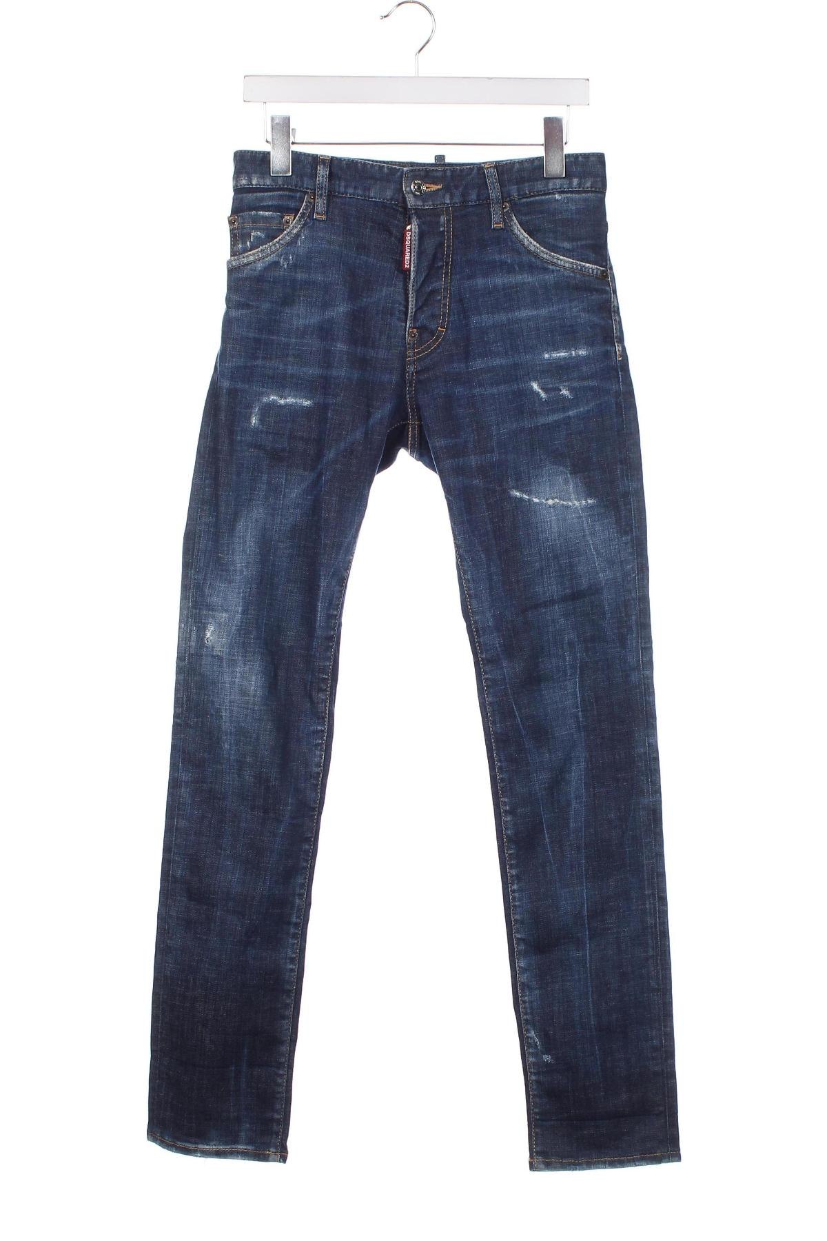 Męskie jeansy Dsquared2, Rozmiar S, Kolor Niebieski, Cena 252,60 zł