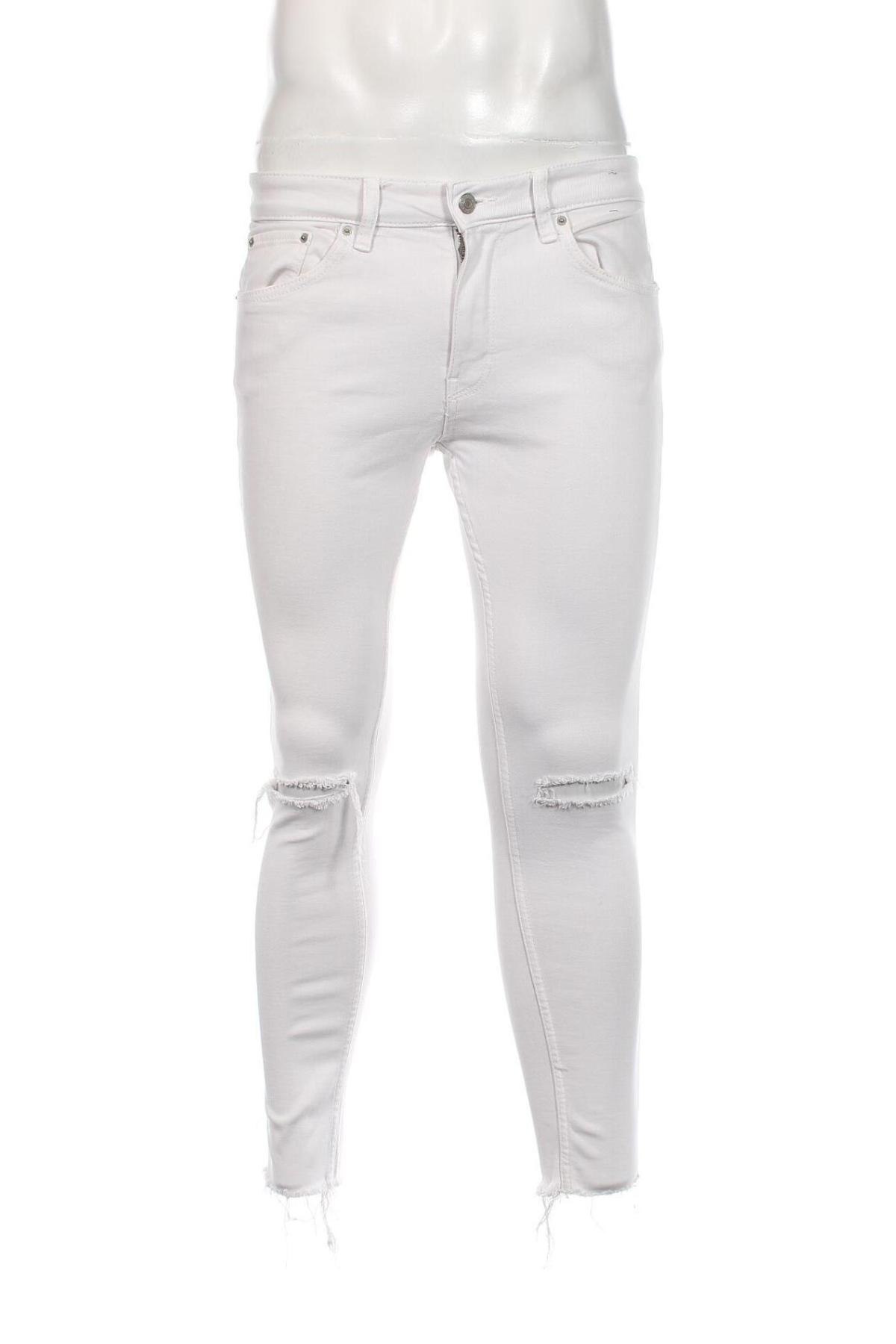 Herren Jeans Pull&Bear, Größe M, Farbe Weiß, Preis 9,00 €