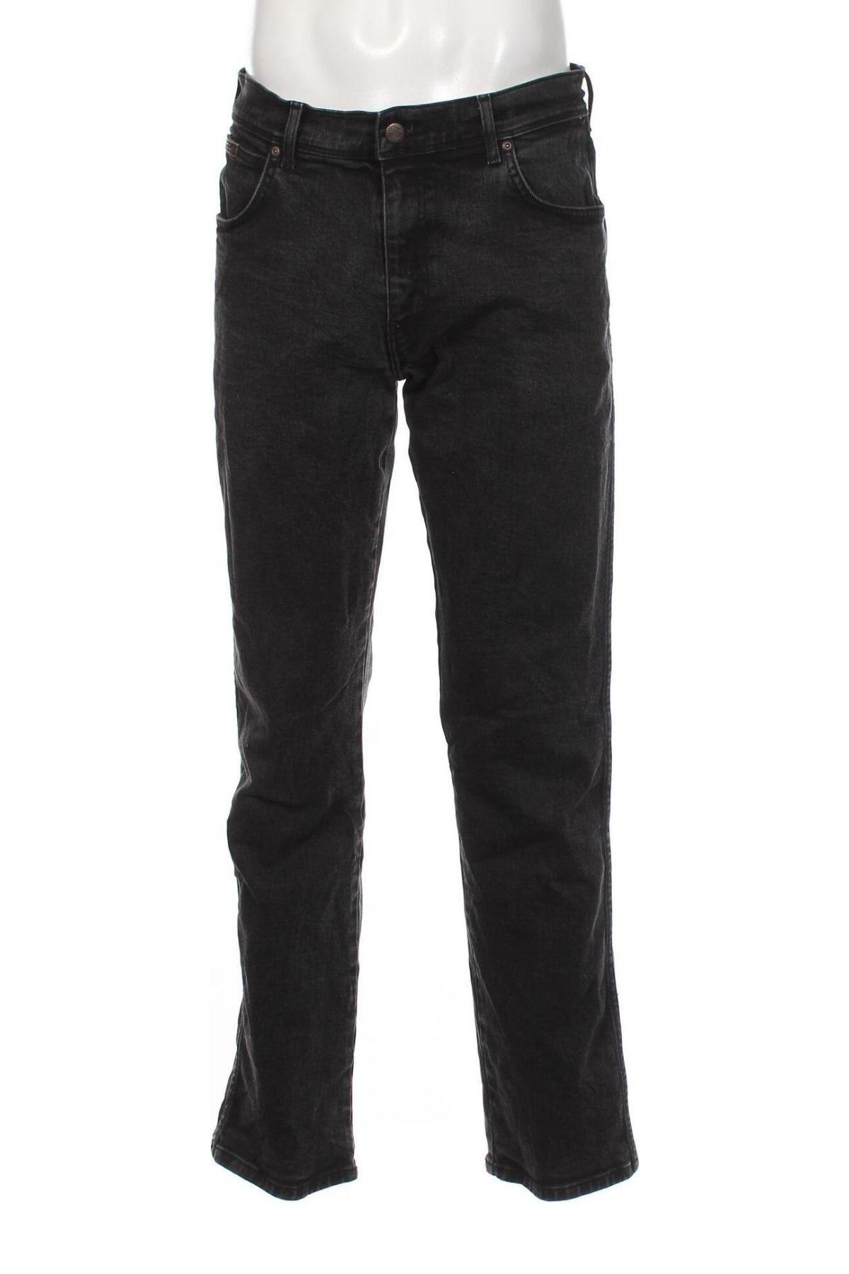 Herren Jeans Wrangler, Größe L, Farbe Grau, Preis 26,10 €