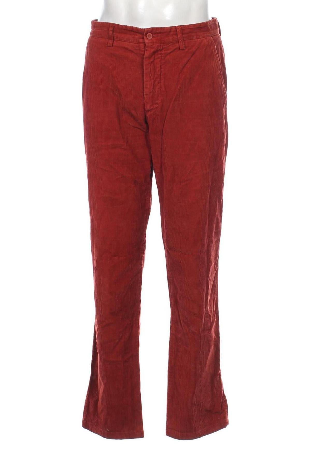 Ανδρικό κοτλέ παντελόνι, Μέγεθος L, Χρώμα Κόκκινο, Τιμή 6,28 €