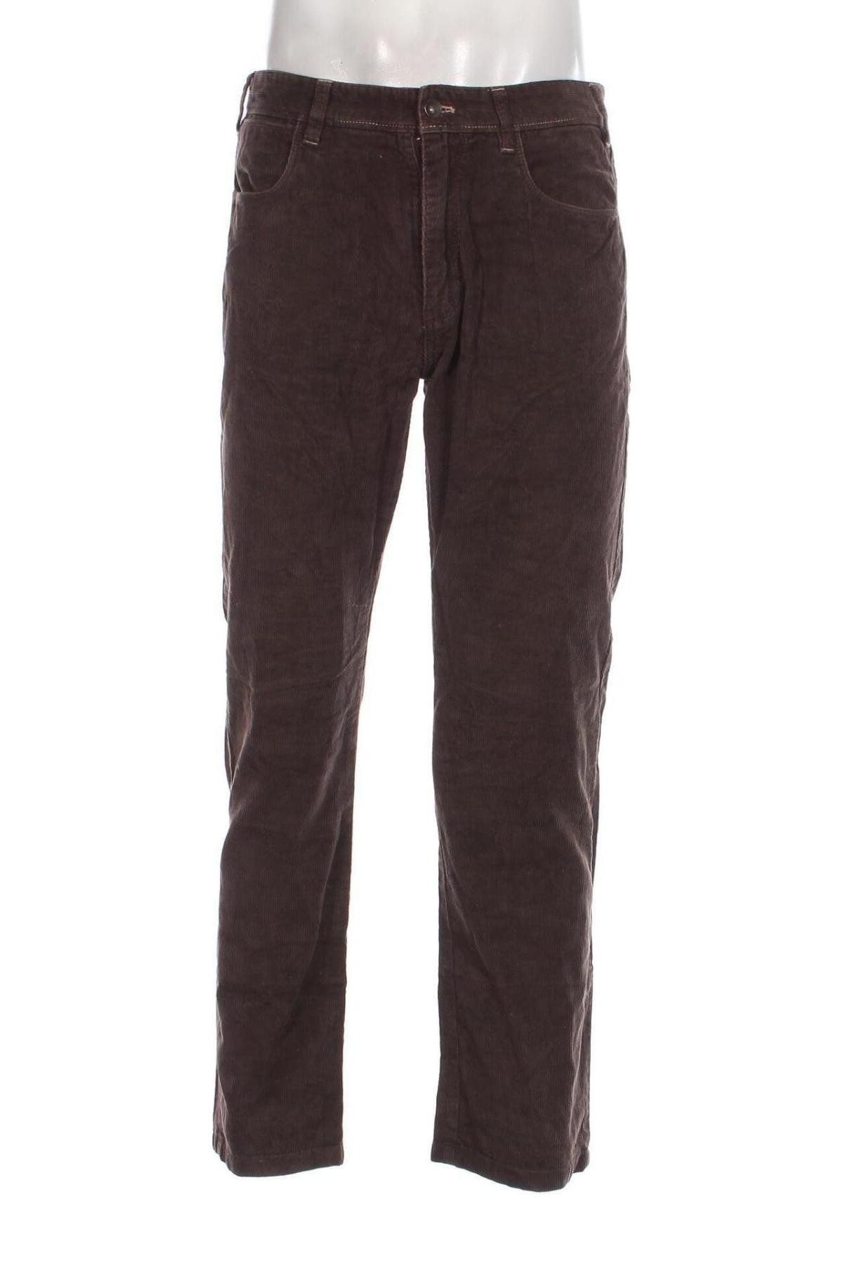 Pantaloni raiați de bărbați Aberdeen, Mărime M, Culoare Maro, Preț 30,52 Lei
