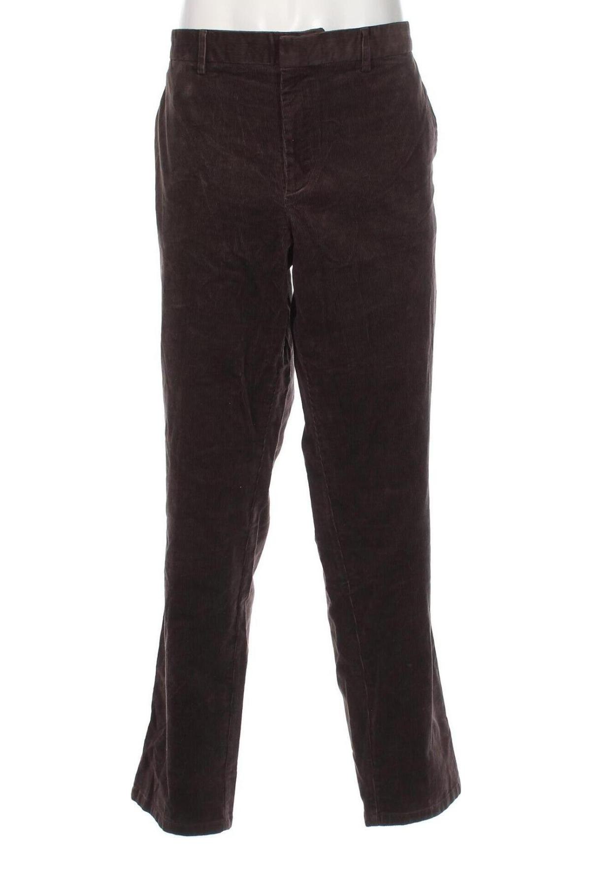 Pantaloni raiați de bărbați Canda, Mărime 3XL, Culoare Maro, Preț 95,39 Lei