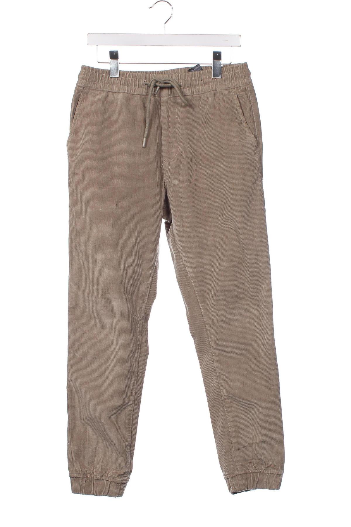 Pantaloni raiați de bărbați Pull&Bear, Mărime S, Culoare Maro, Preț 19,08 Lei