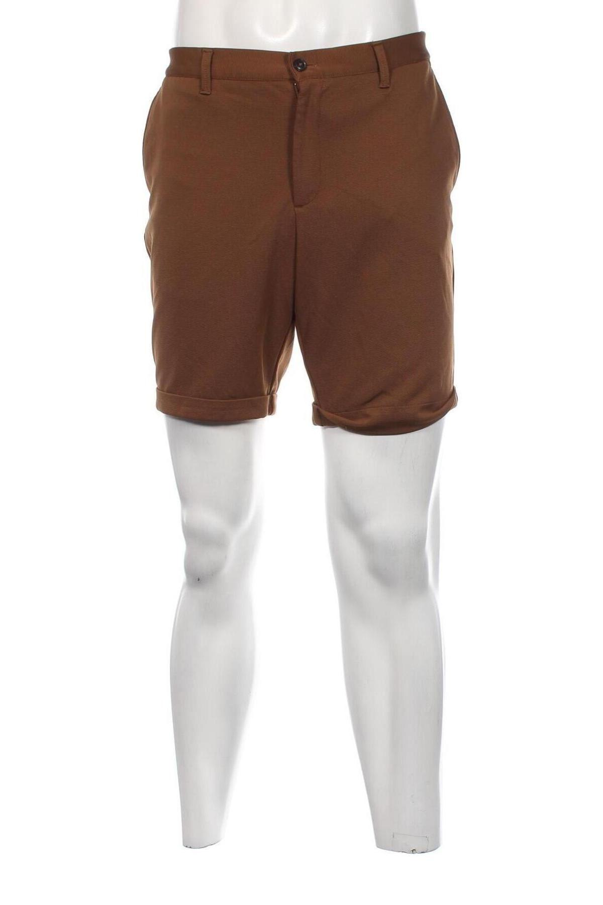 Ανδρικό κοντό παντελόνι, Μέγεθος L, Χρώμα Καφέ, Τιμή 15,46 €