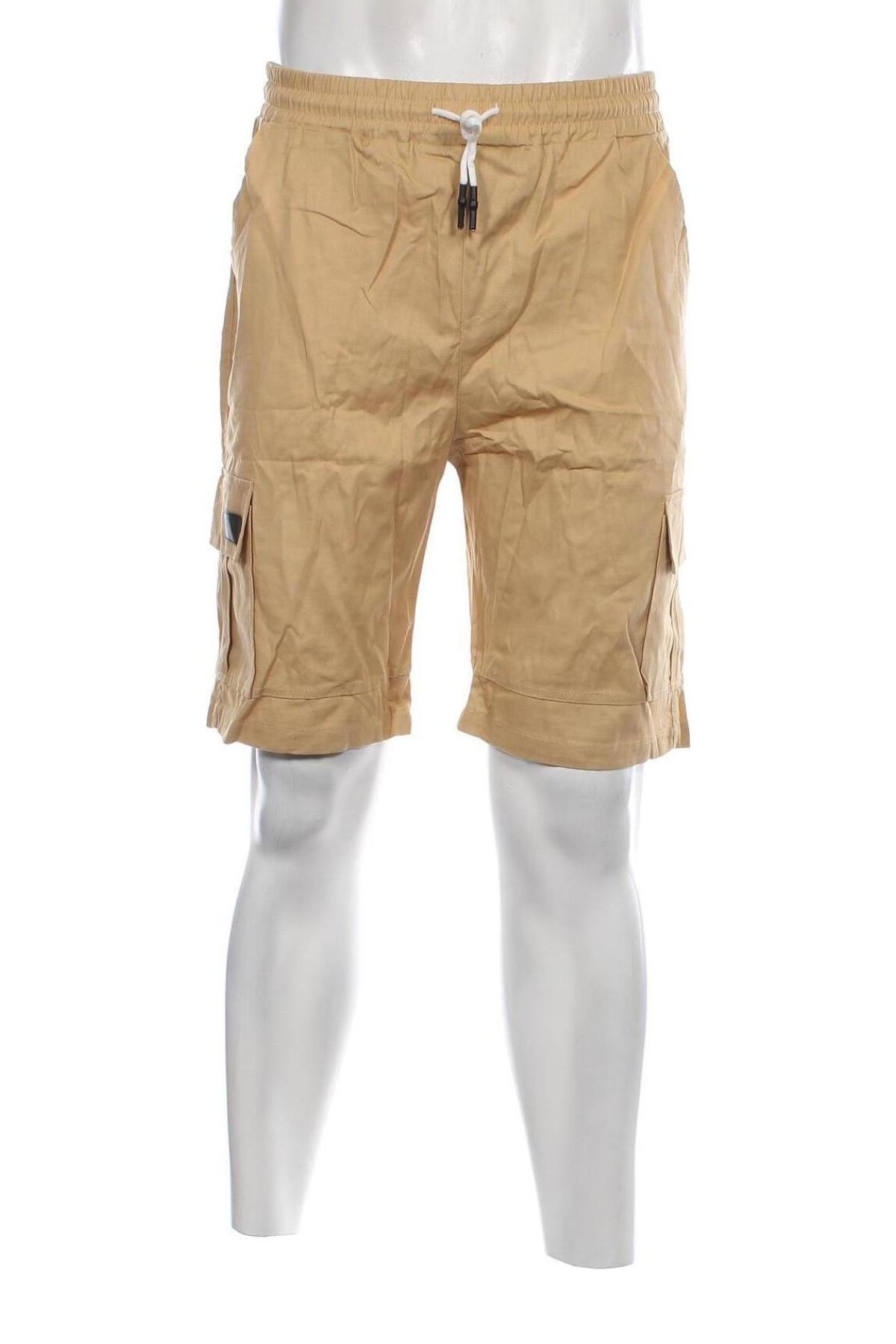 Мъжки къс панталон, Размер M, Цвят Бежов, Цена 21,25 лв.
