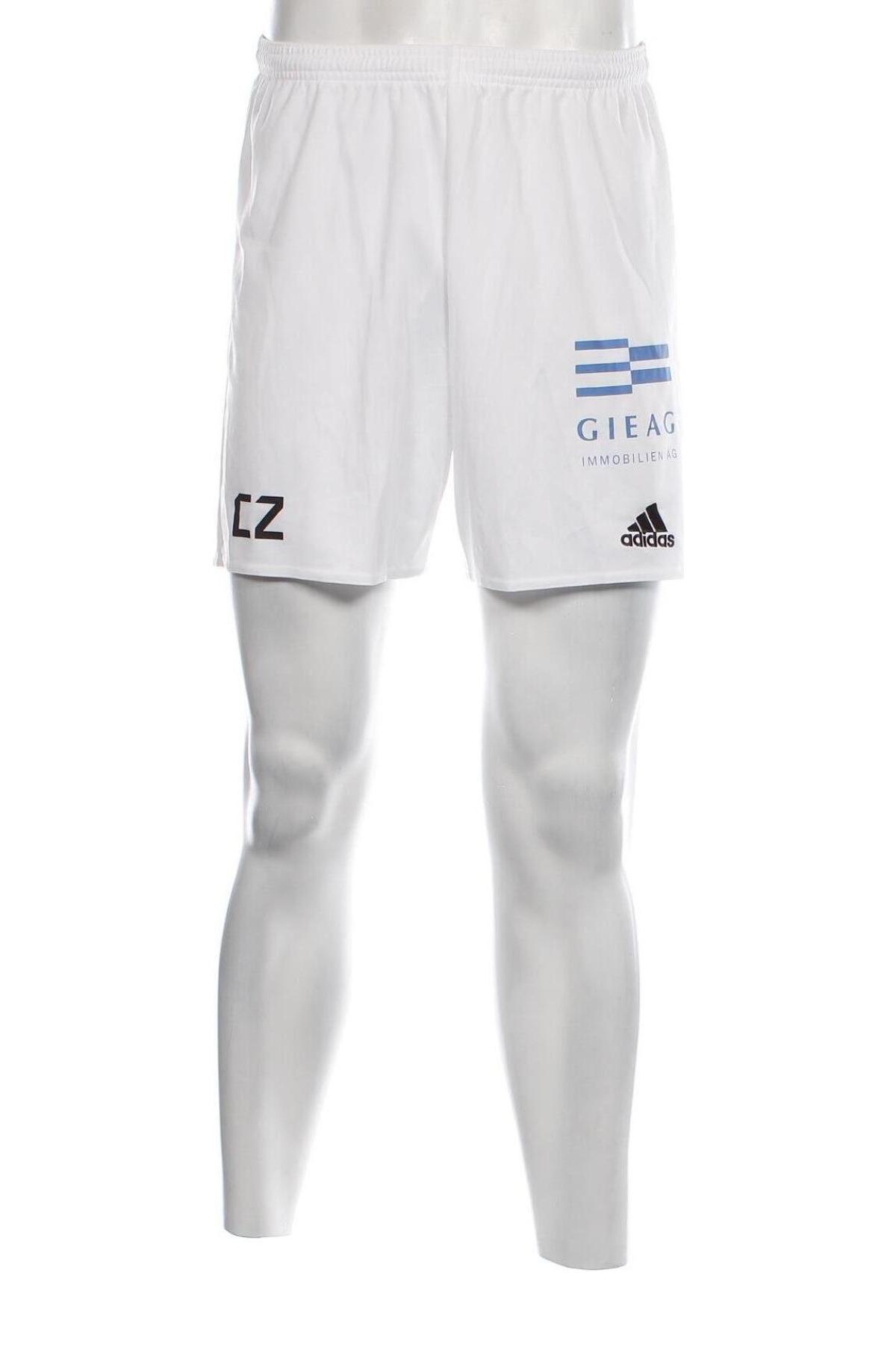 Herren Shorts Adidas, Größe M, Farbe Weiß, Preis € 20,11