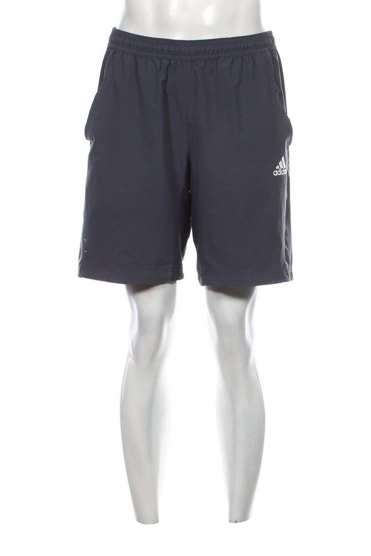 Herren Shorts Adidas, Größe M, Farbe Grau, Preis 21,29 €