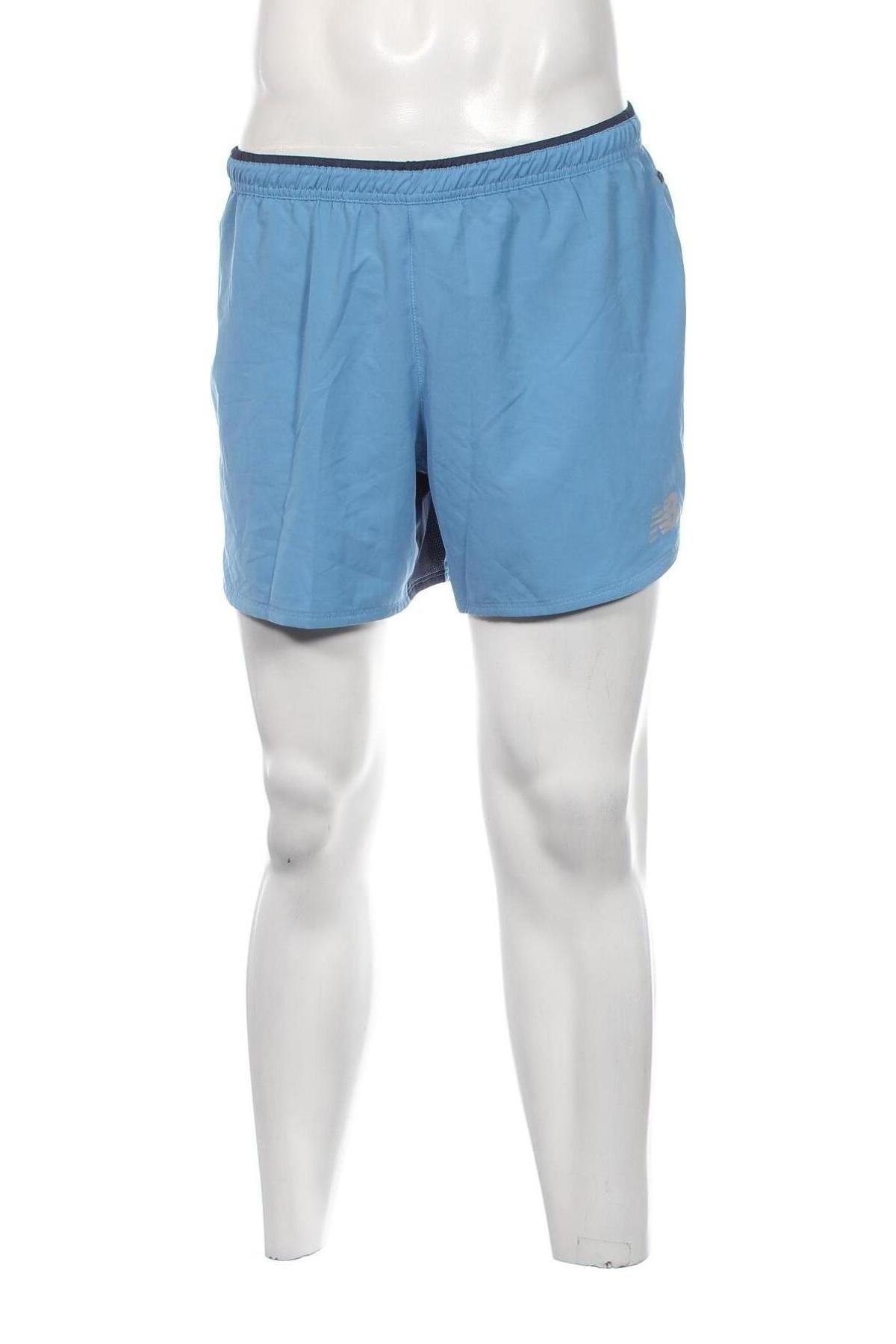 Ανδρικό κοντό παντελόνι New Balance, Μέγεθος L, Χρώμα Μπλέ, Τιμή 21,03 €