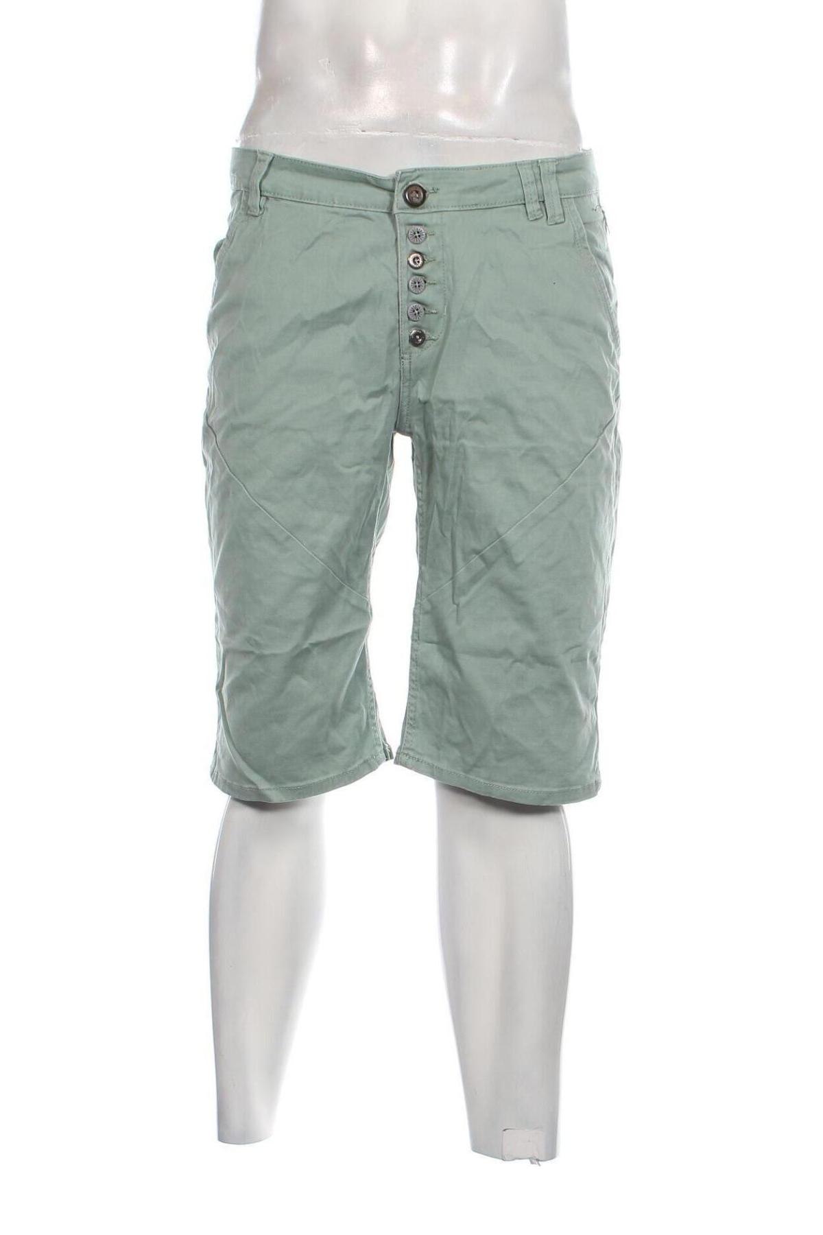 Pantaloni scurți de bărbați Stitch & Soul, Mărime L, Culoare Verde, Preț 82,24 Lei
