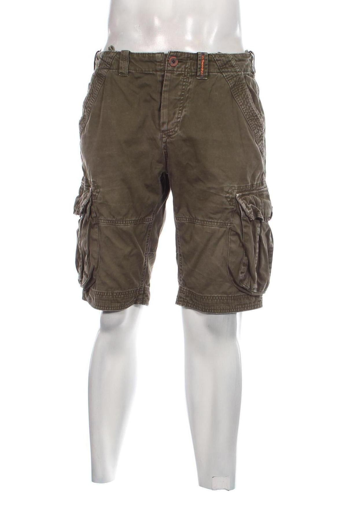 Pantaloni scurți de bărbați Superdry, Mărime L, Culoare Verde, Preț 86,56 Lei