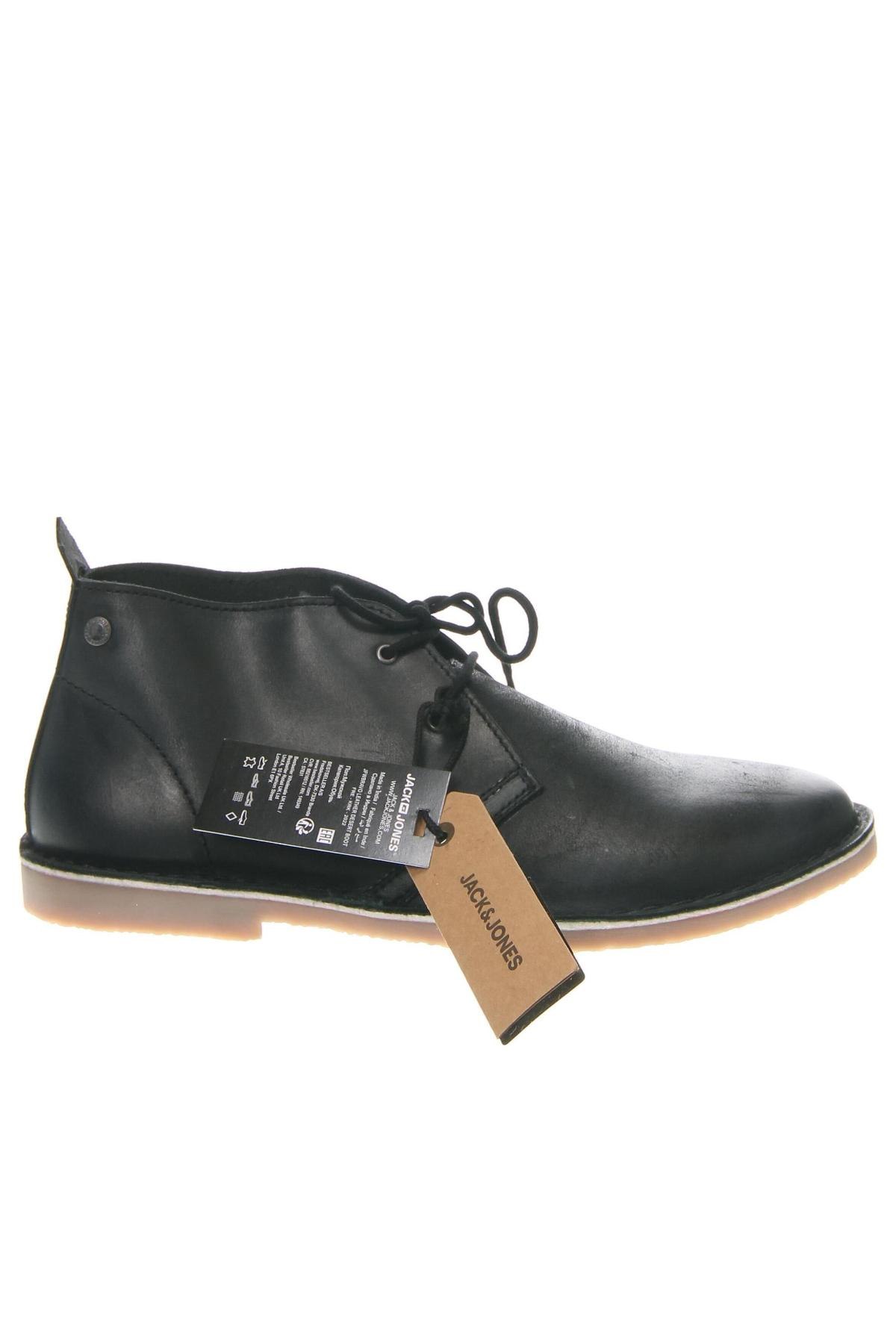 Ανδρικά παπούτσια Jack & Jones, Μέγεθος 43, Χρώμα Μαύρο, Τιμή 19,20 €