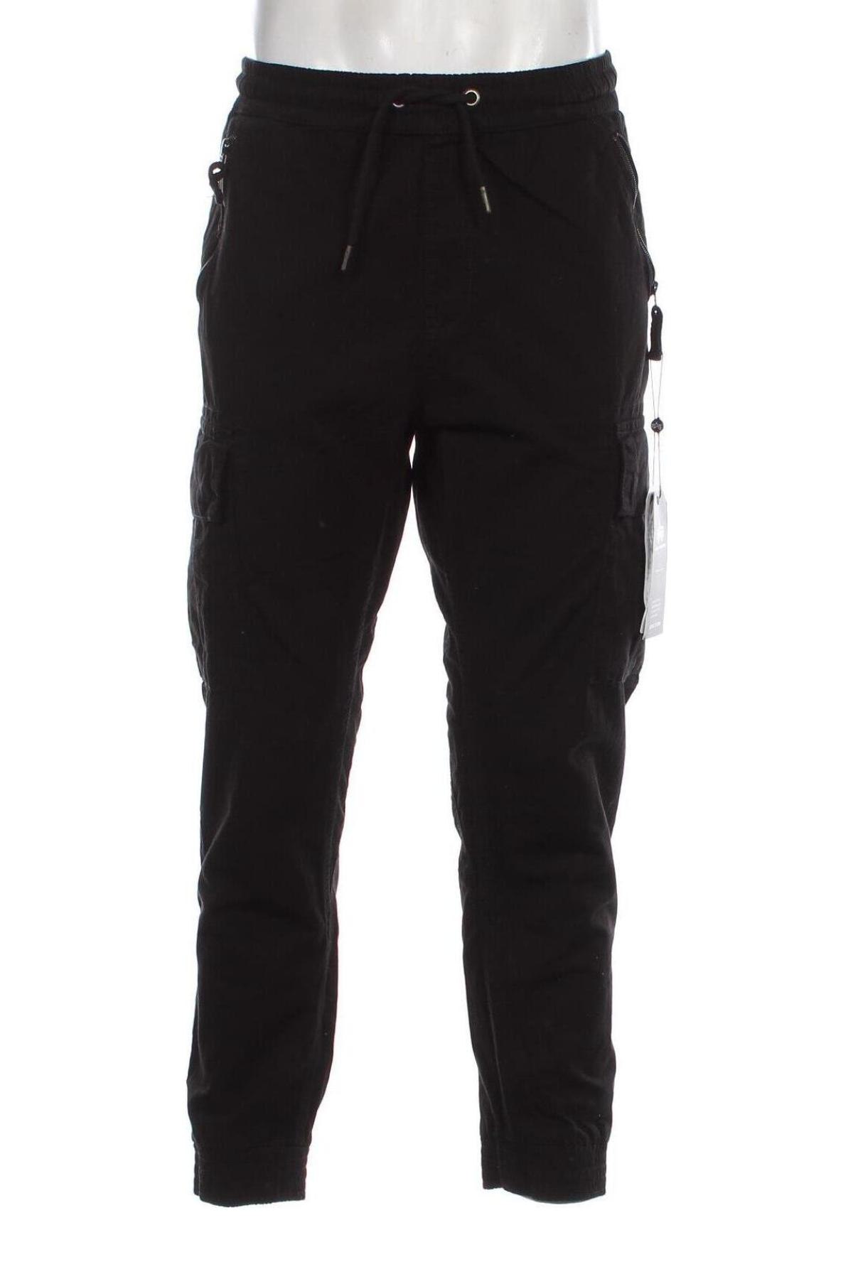Мъжки панталон Alpha Industries, Размер XXL, Цвят Черен, Цена 98,00 лв.