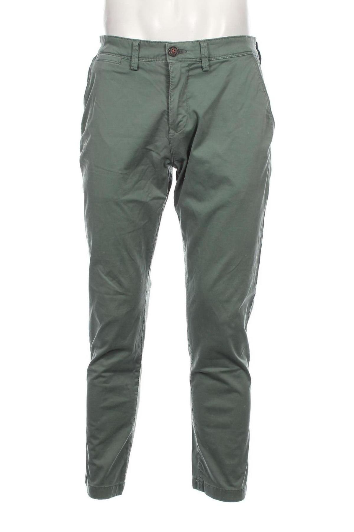 Мъжки панталон C&A, Размер L, Цвят Зелен, Цена 28,99 лв.