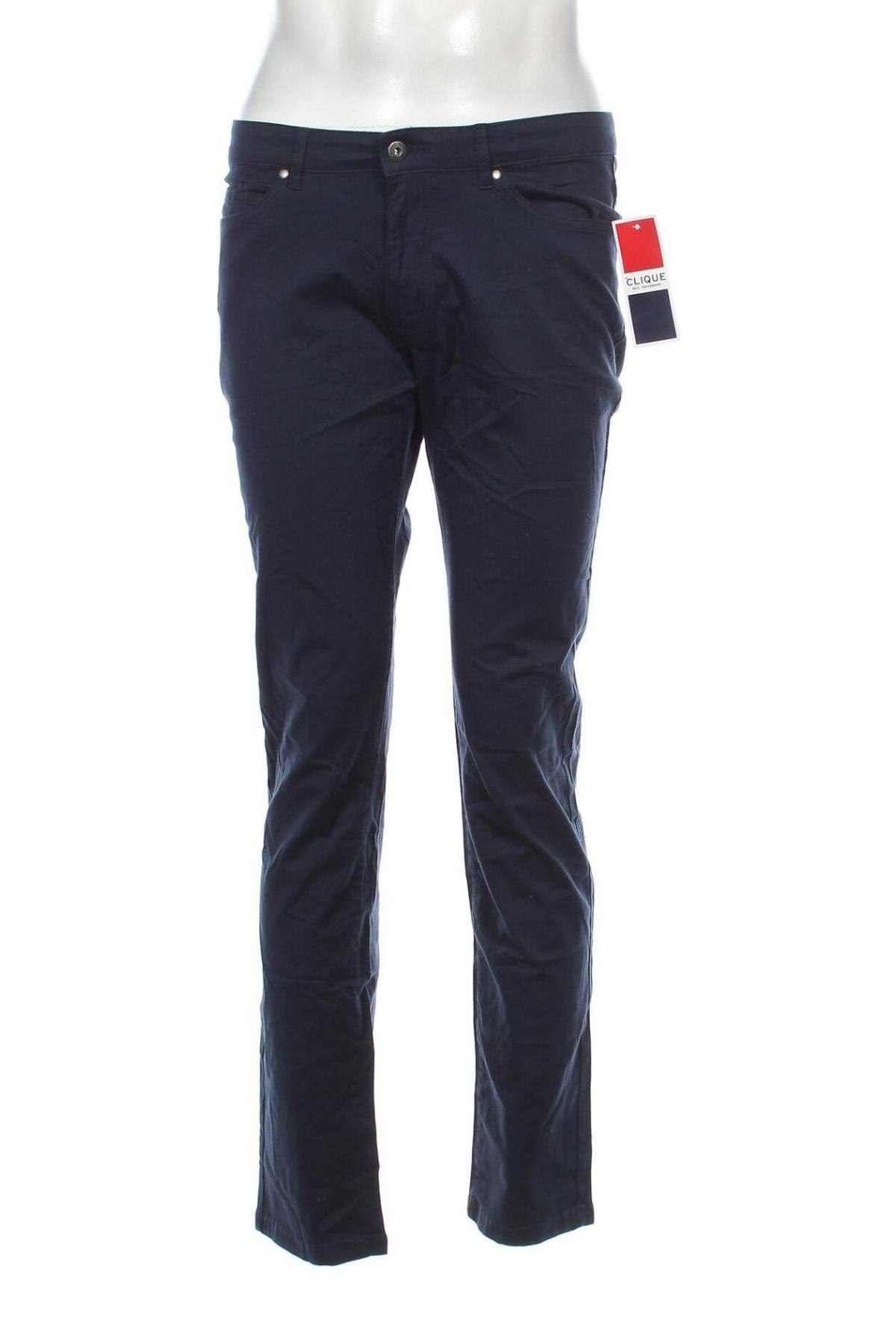 Мъжки панталон Clique, Размер M, Цвят Син, Цена 11,50 лв.