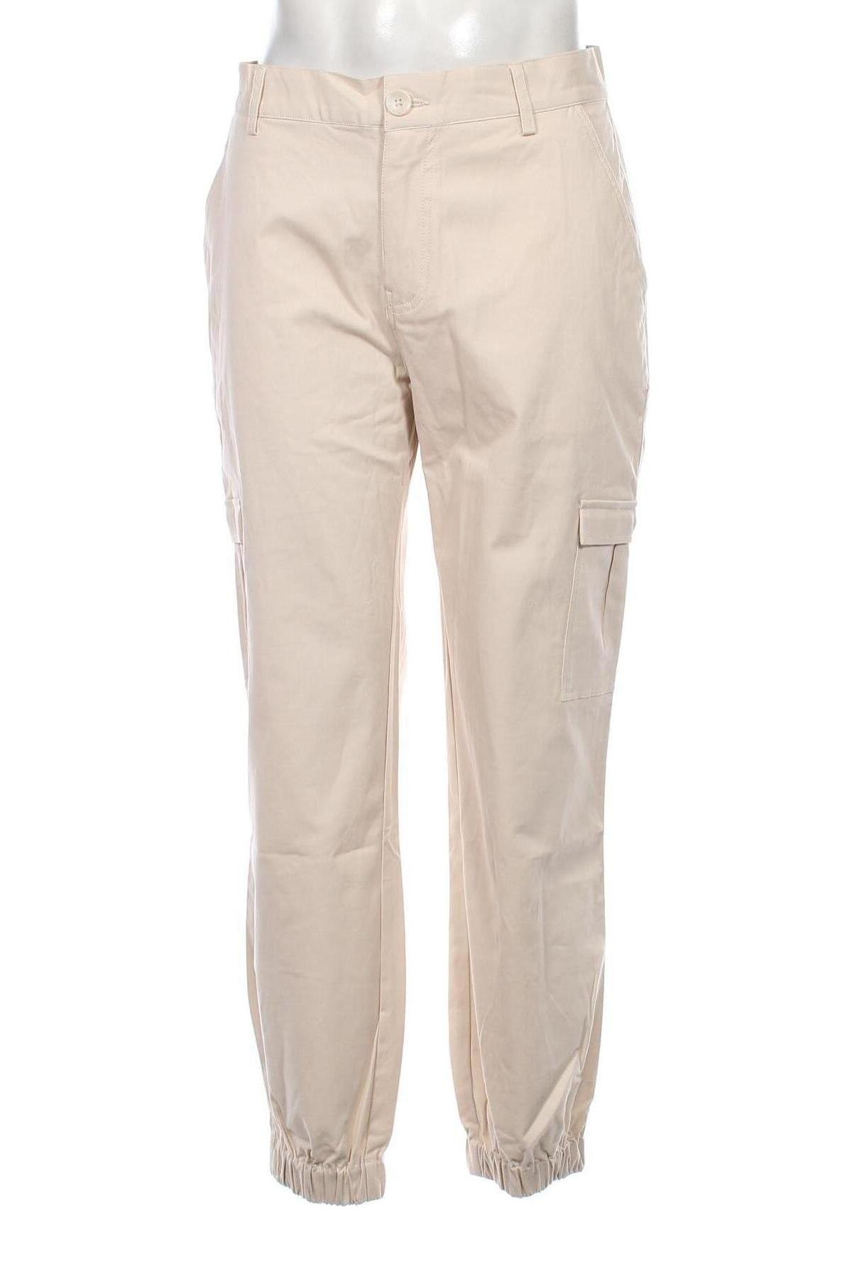 Ανδρικό παντελόνι Dan Fox X About You, Μέγεθος XL, Χρώμα Εκρού, Τιμή 21,57 €