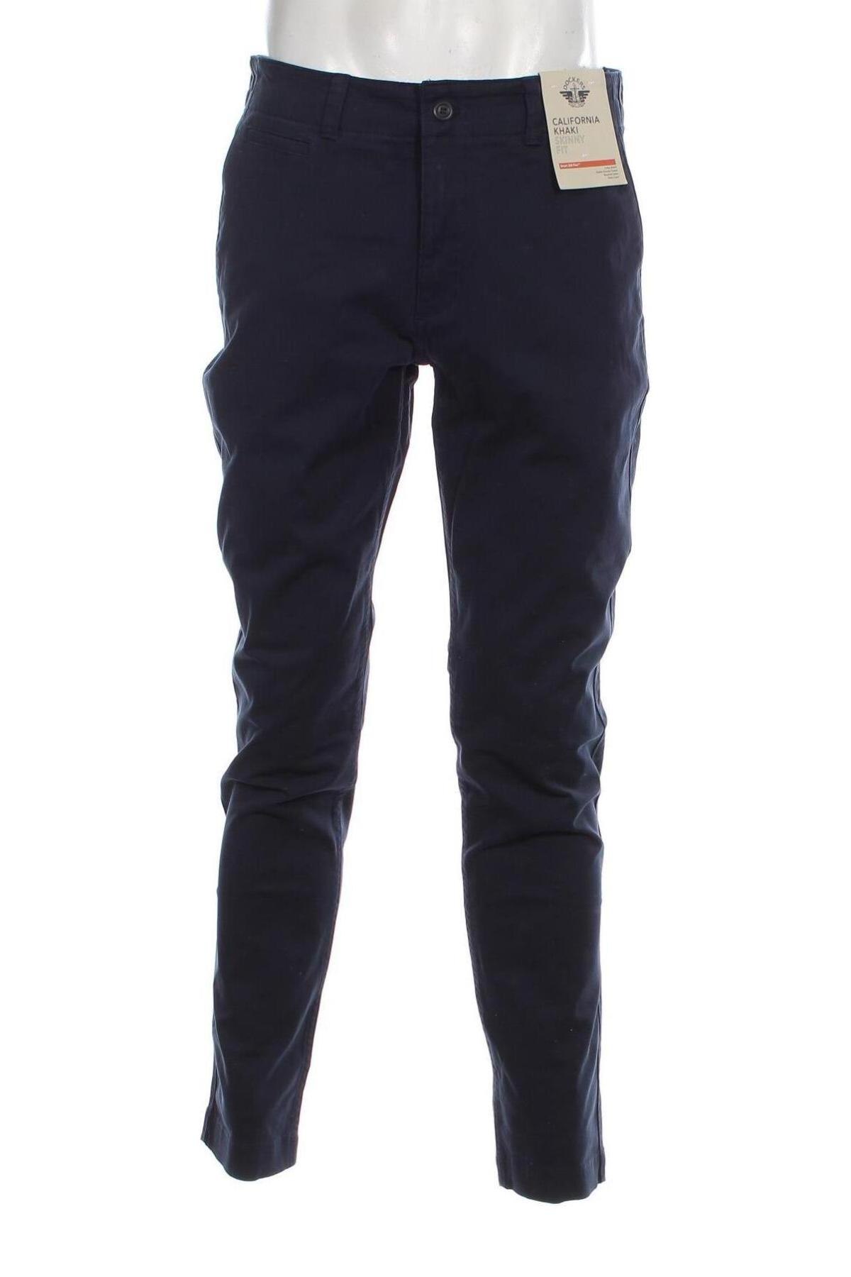 Pantaloni de bărbați Dockers, Mărime L, Culoare Albastru, Preț 207,24 Lei