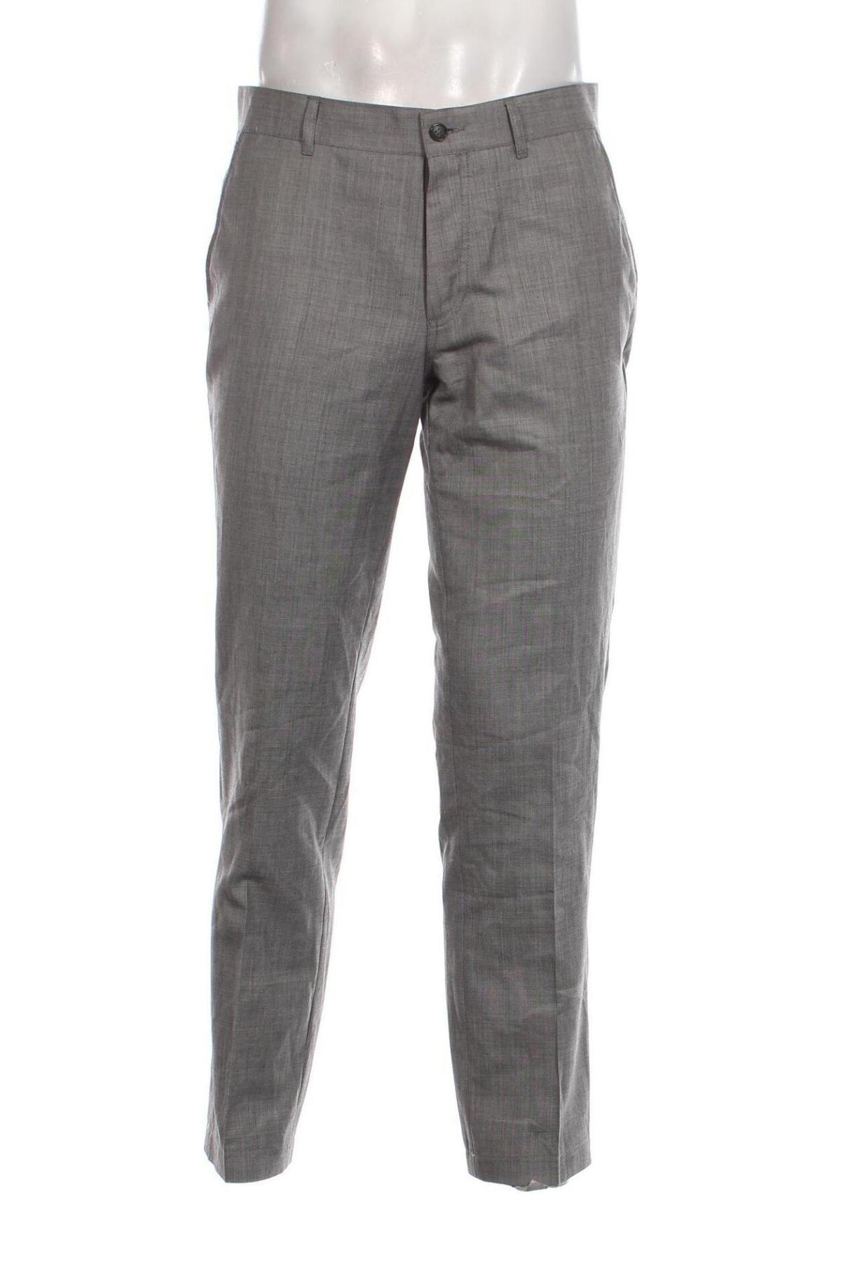 Pantaloni de bărbați Dressmann, Mărime M, Culoare Gri, Preț 40,46 Lei
