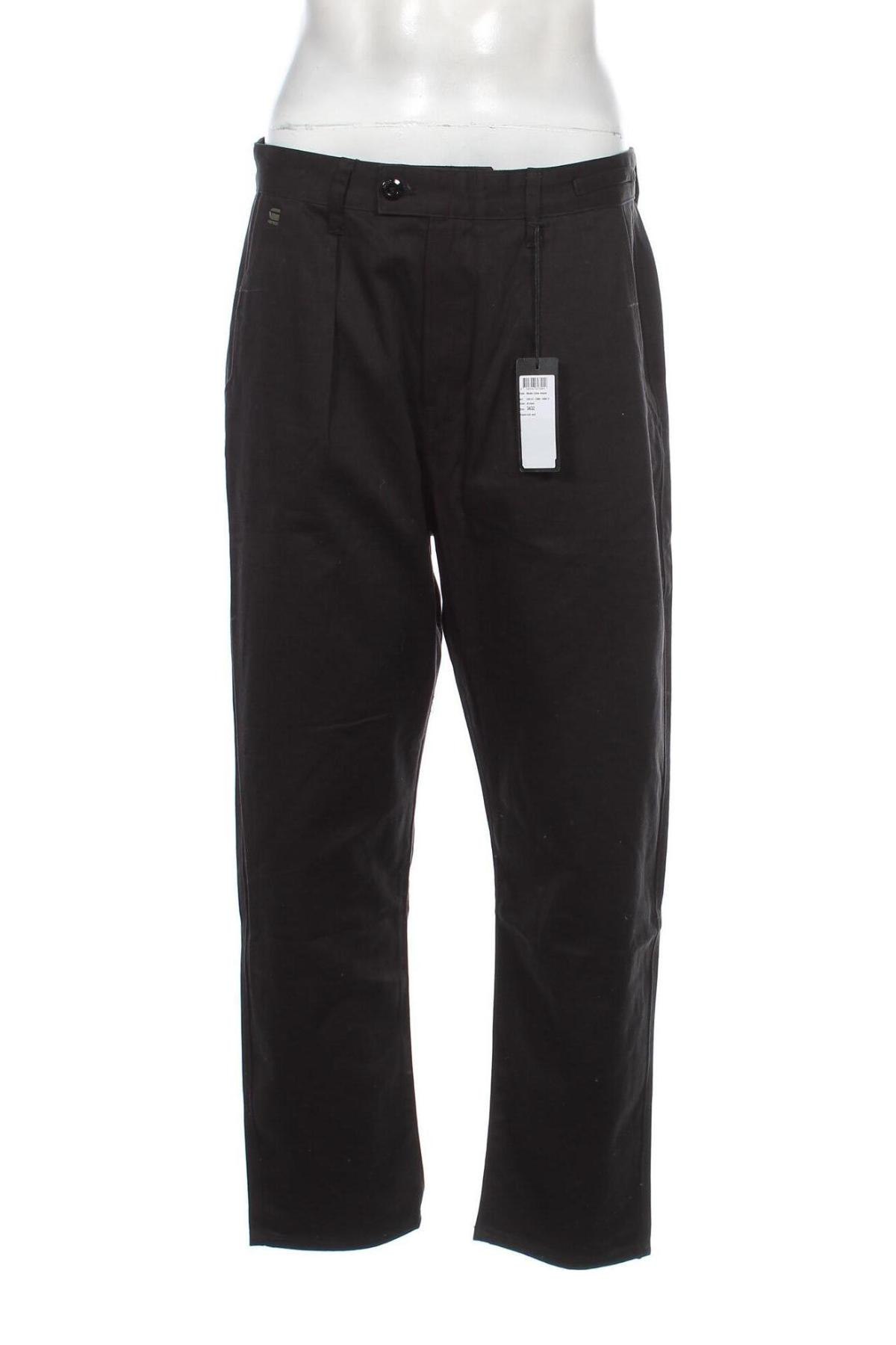 Мъжки панталон G-Star Raw, Размер L, Цвят Черен, Цена 104,50 лв.