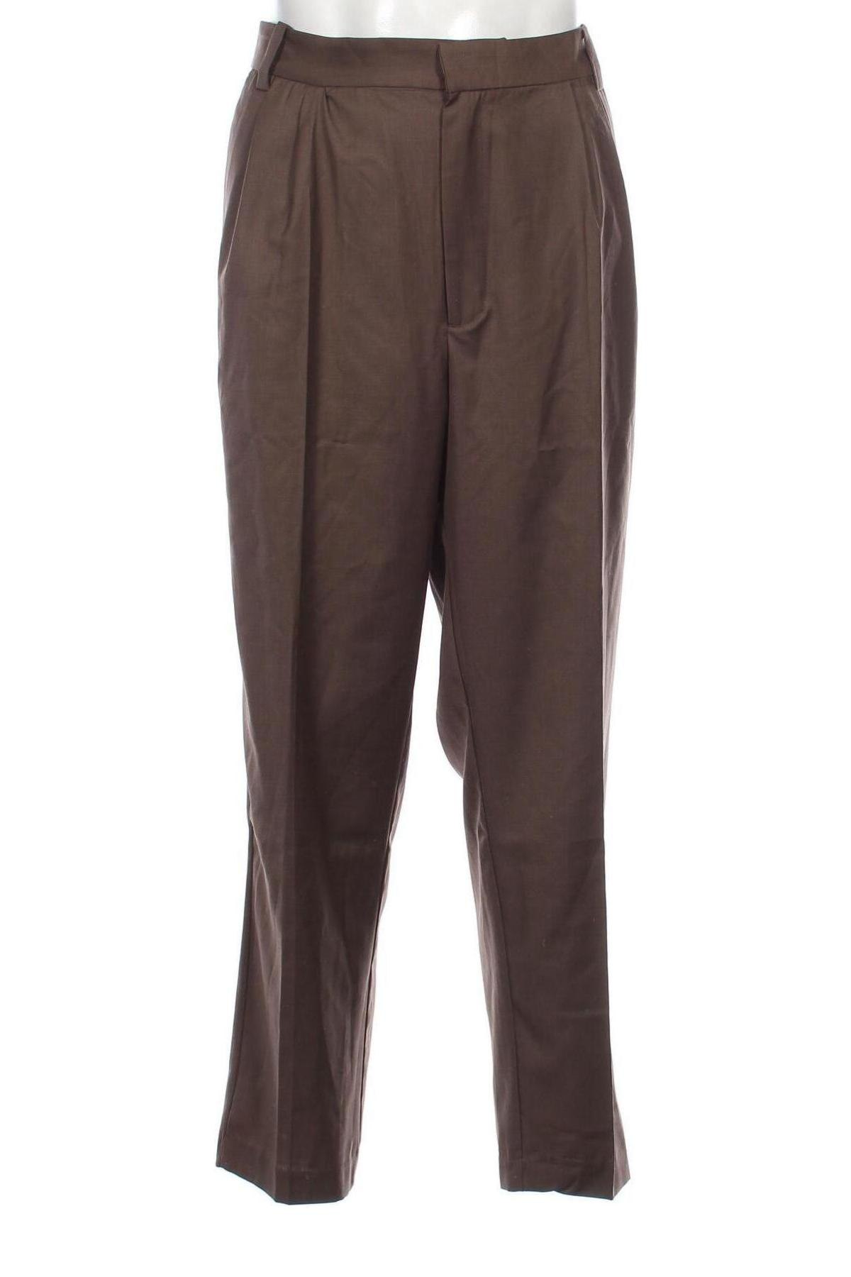 Мъжки панталон Guido Maria Kretschmer for About You, Размер XL, Цвят Кафяв, Цена 27,90 лв.