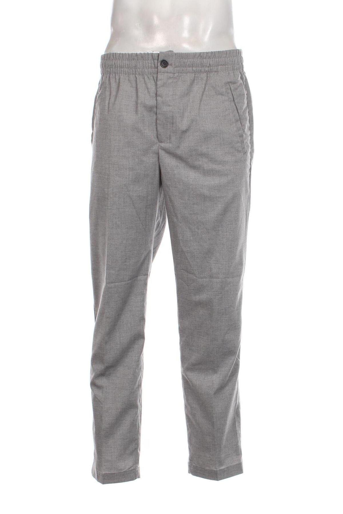 Мъжки панталон H&M, Размер M, Цвят Сив, Цена 46,00 лв.