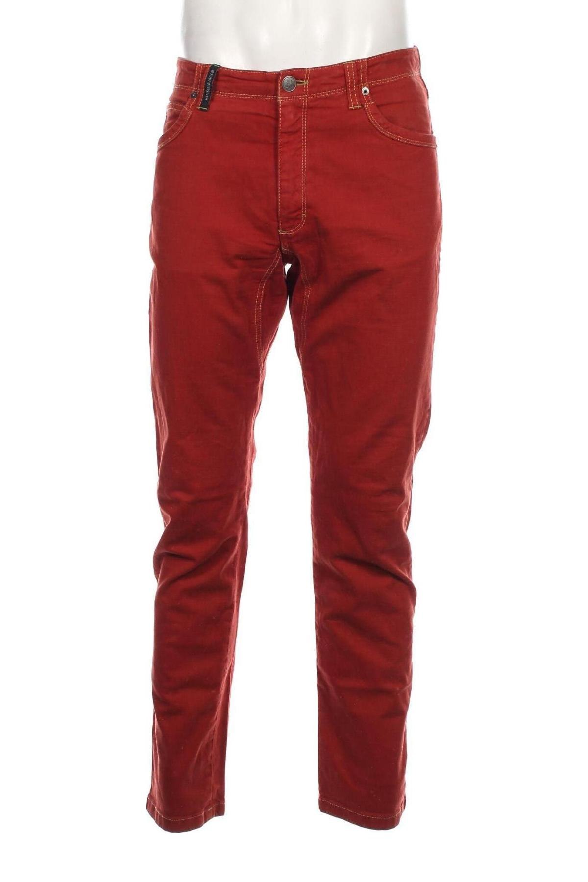 Herrenhose Hansen & Jacob, Größe L, Farbe Rot, Preis 12,71 €