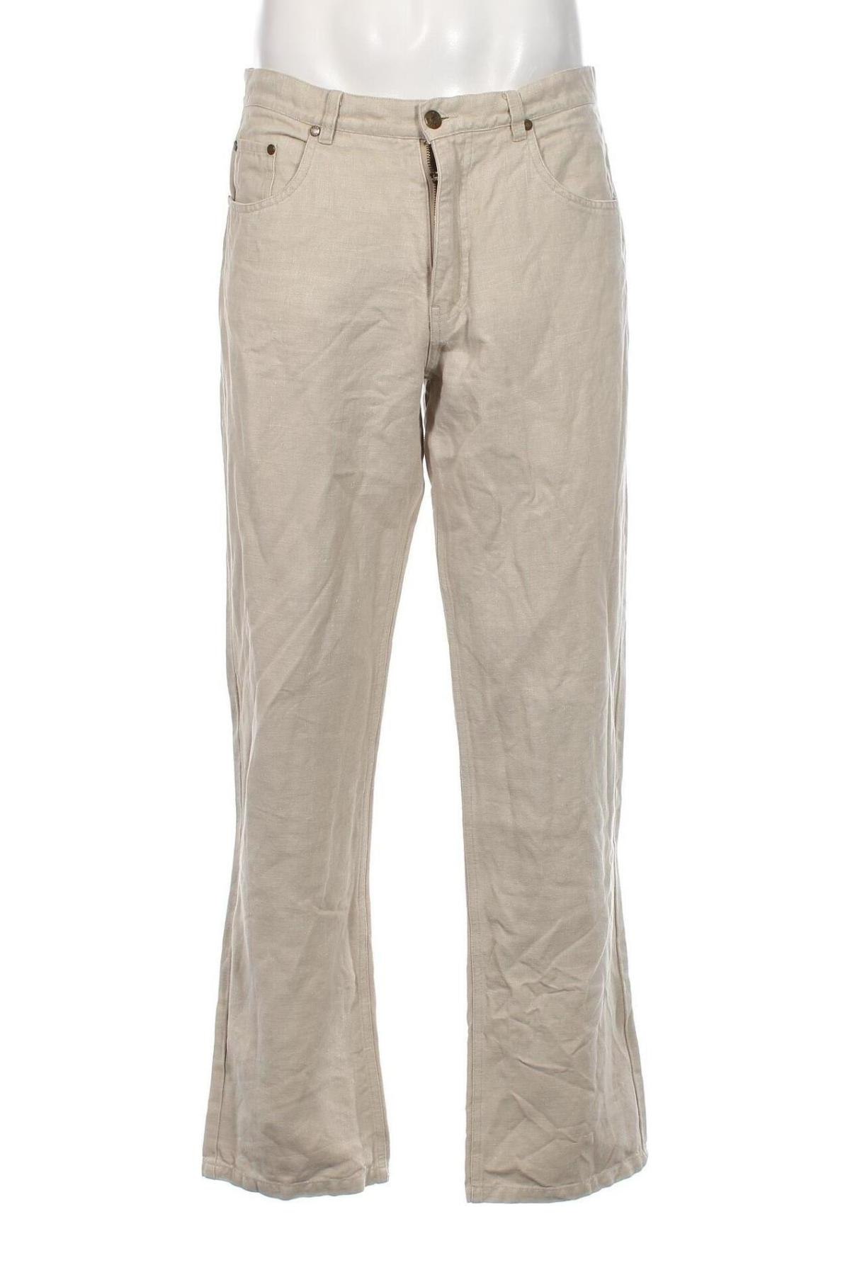 Herrenhose Hessnatur, Größe M, Farbe Beige, Preis € 20,99