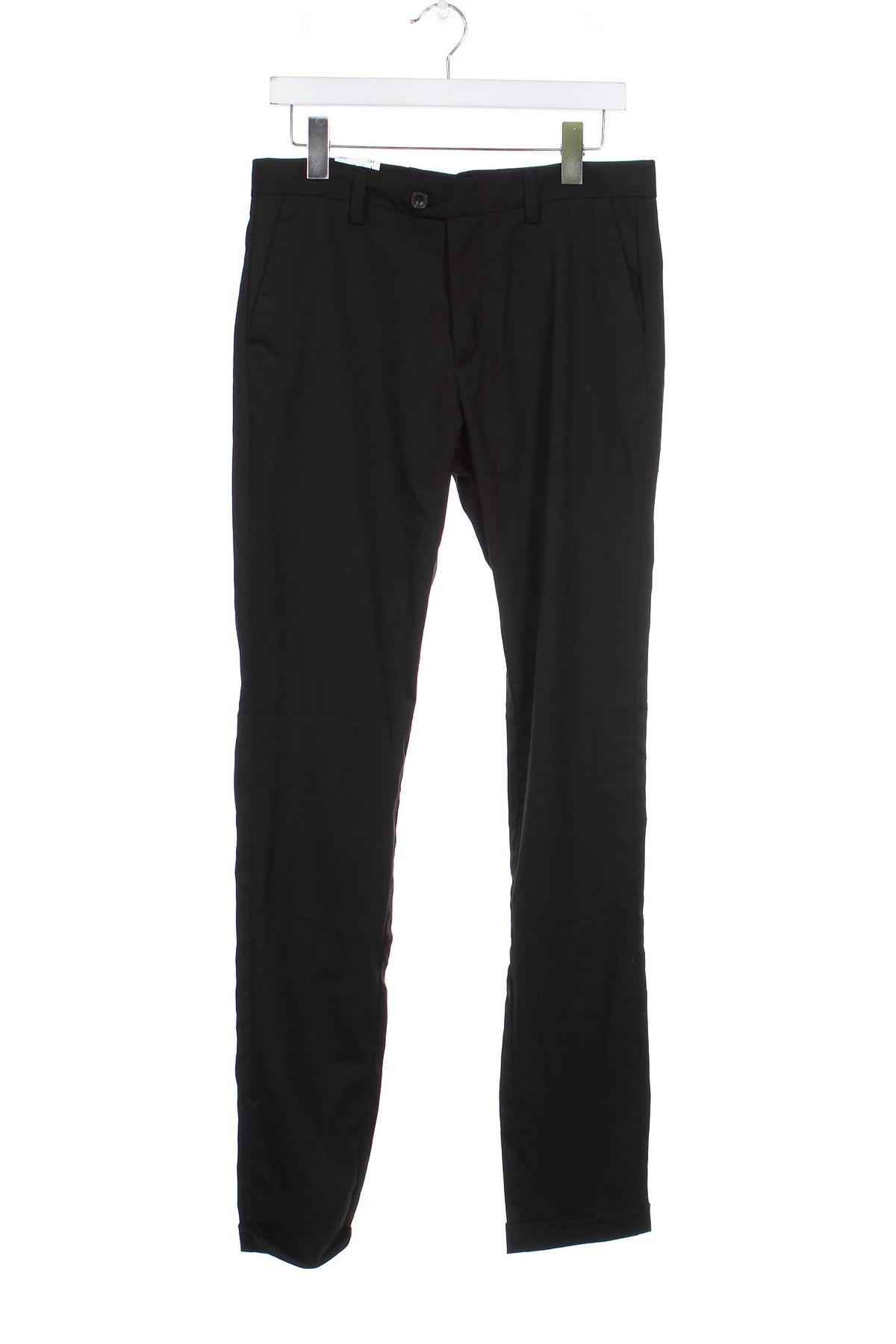Мъжки панталон Jack & Jones, Размер M, Цвят Черен, Цена 29,70 лв.