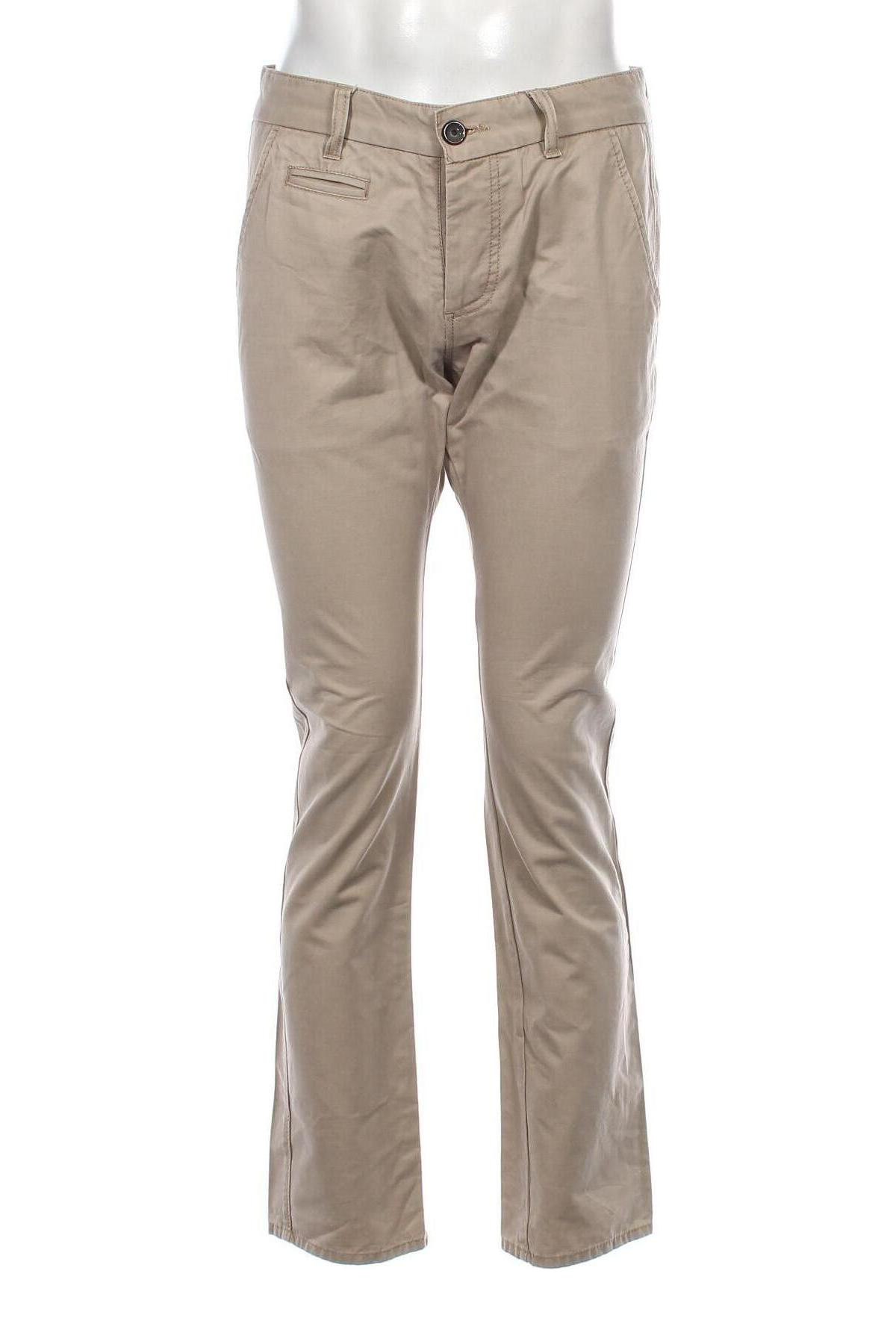 Мъжки панталон Jack & Jones, Размер M, Цвят Бежов, Цена 10,25 лв.
