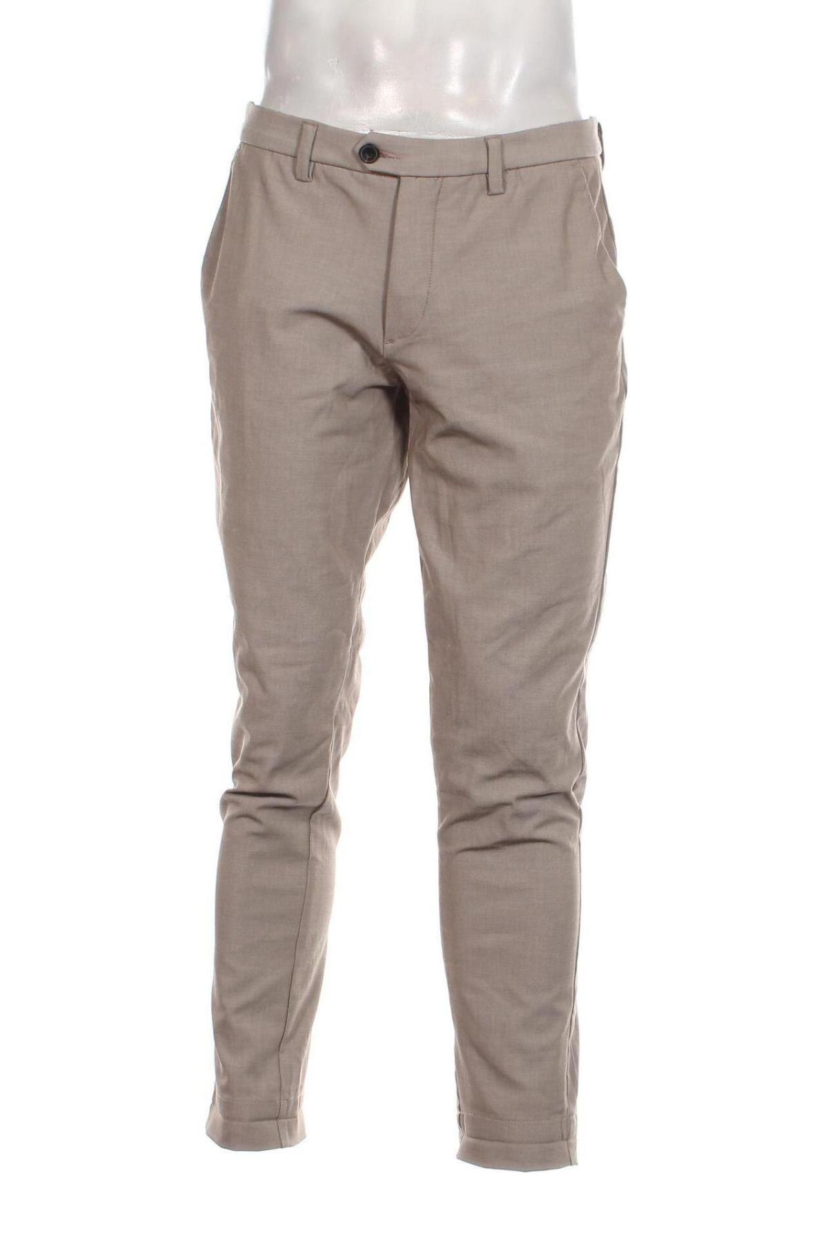 Herrenhose Jack & Jones, Größe L, Farbe Beige, Preis 28,53 €