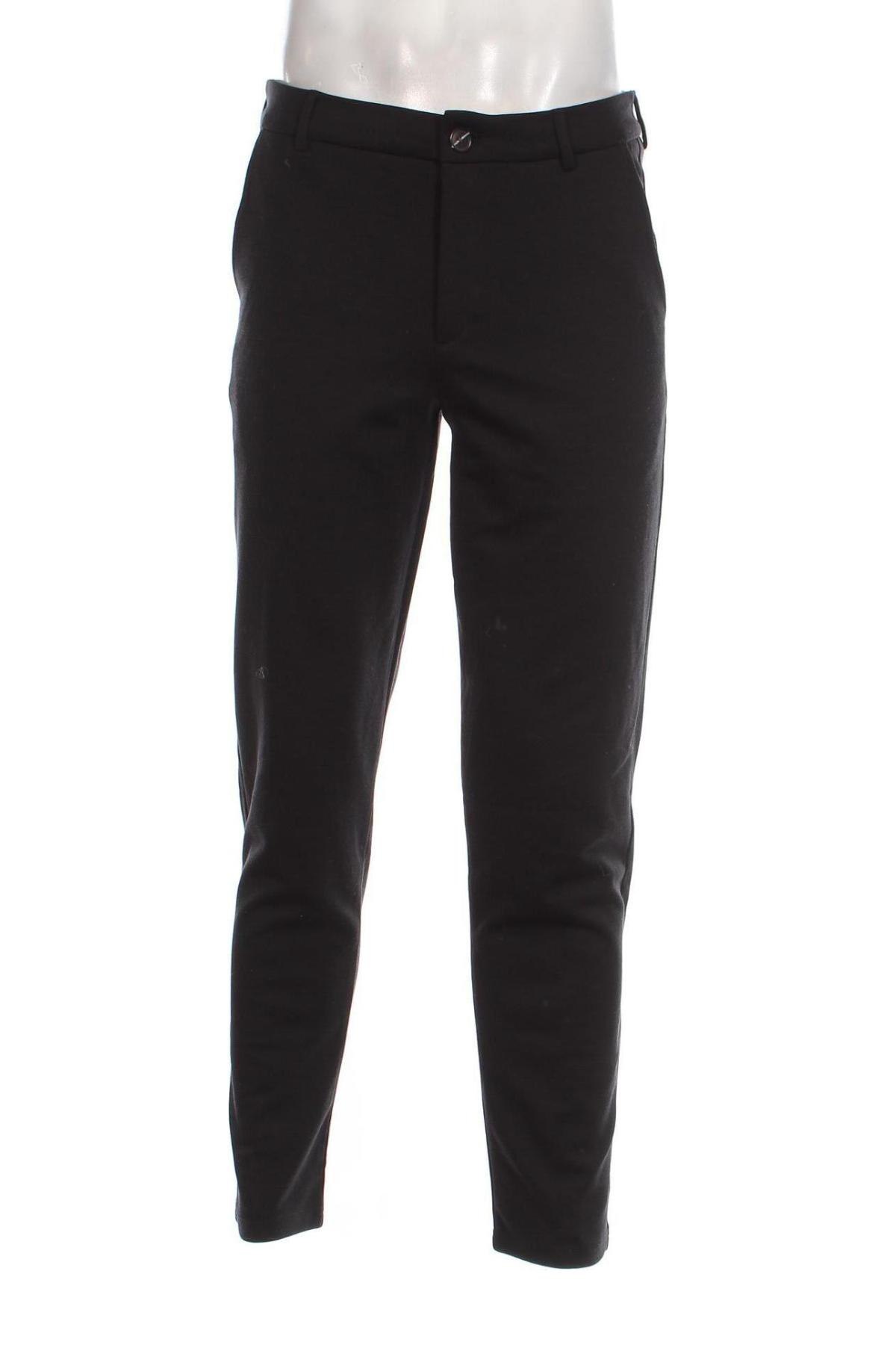 Pantaloni de bărbați Jack & Jones, Mărime M, Culoare Negru, Preț 33,72 Lei