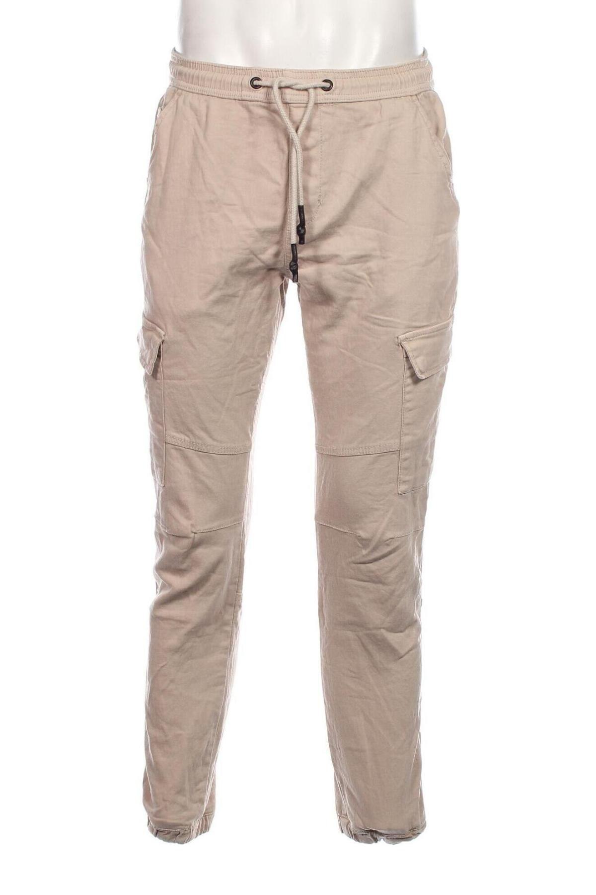Ανδρικό παντελόνι Jean Pascale, Μέγεθος S, Χρώμα  Μπέζ, Τιμή 7,18 €