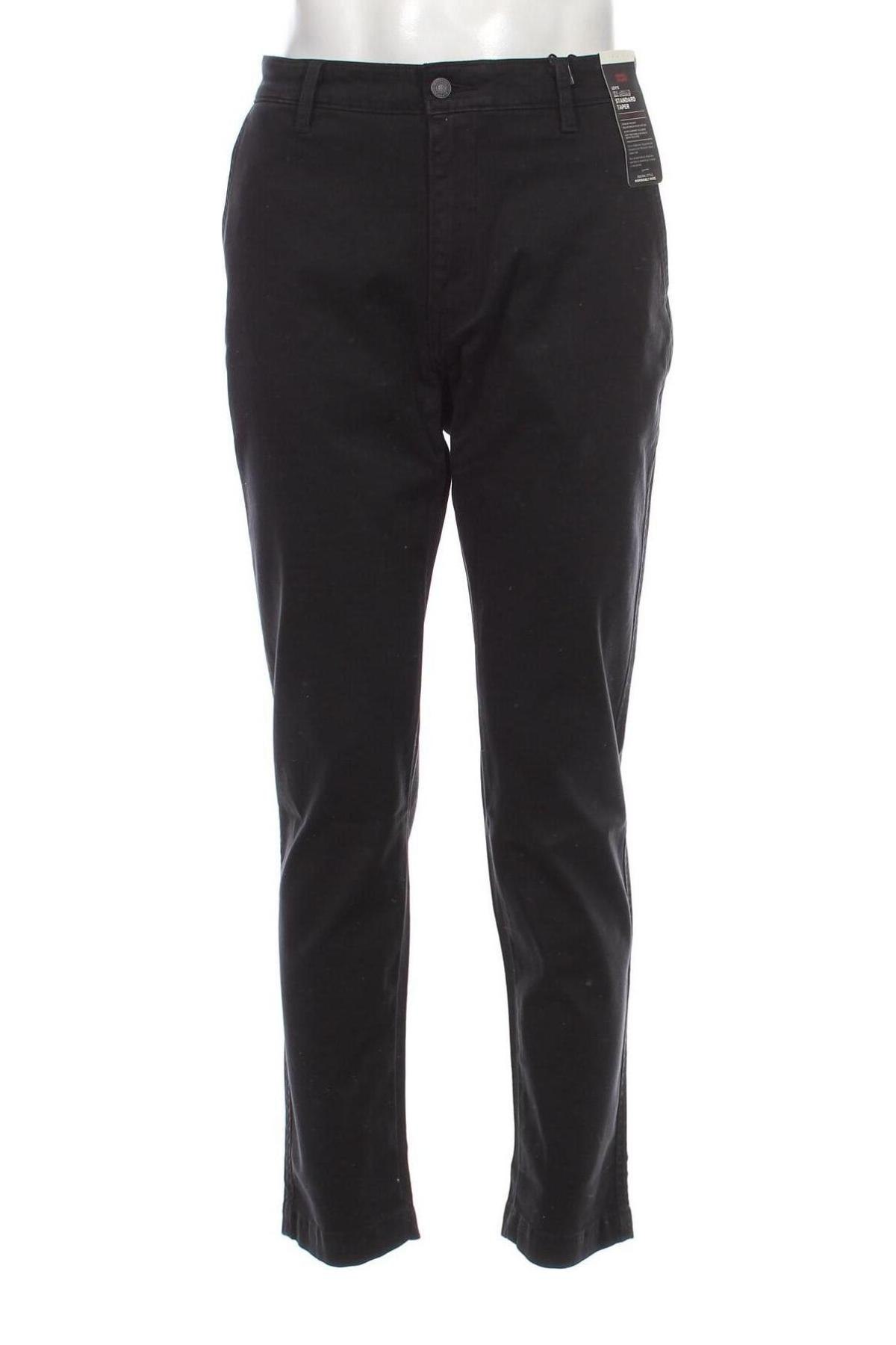Мъжки панталон Levi's, Размер L, Цвят Черен, Цена 63,00 лв.