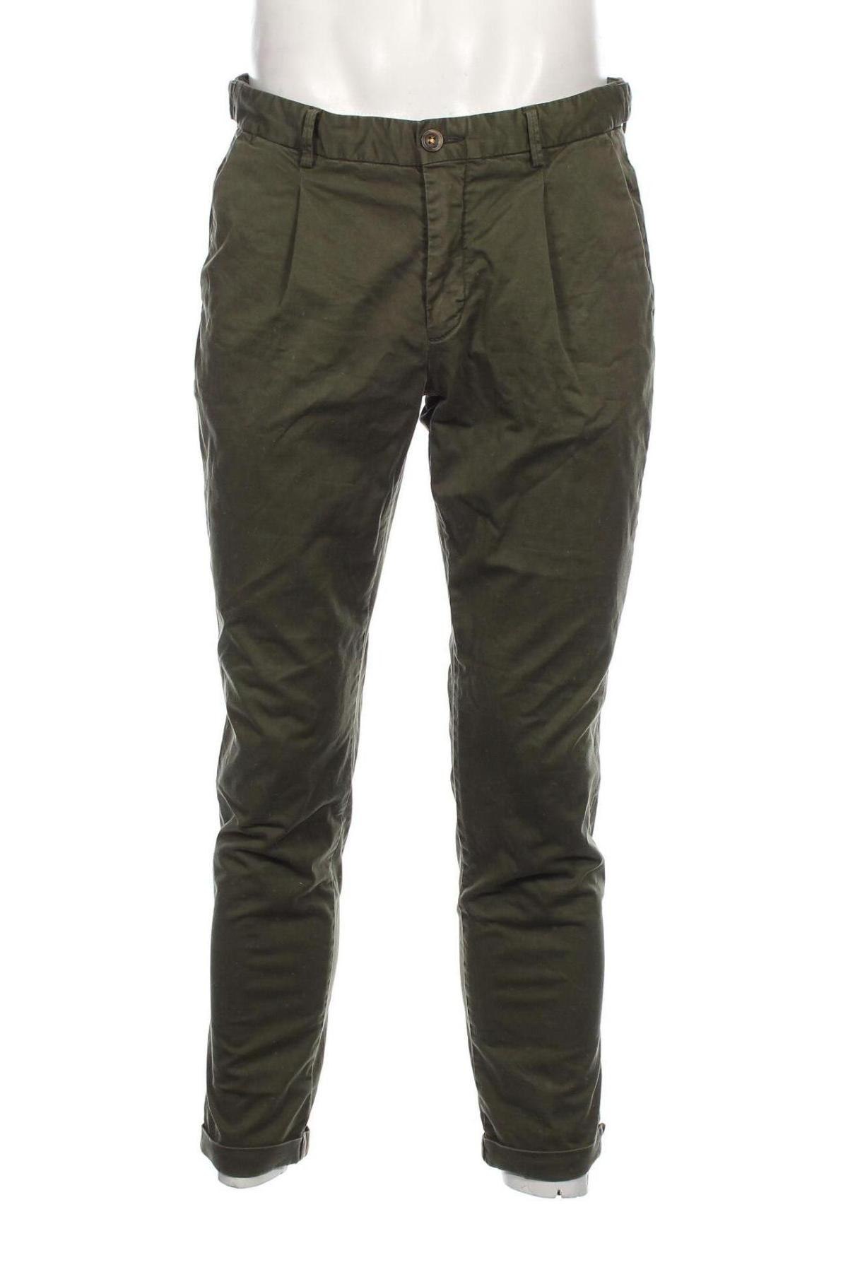 Pantaloni de bărbați Manuel Ritz, Mărime L, Culoare Verde, Preț 171,40 Lei