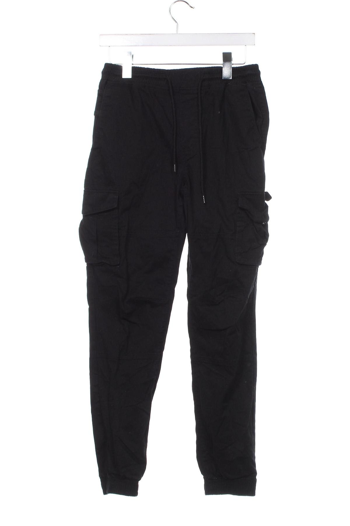 Pantaloni de bărbați Pull&Bear, Mărime XS, Culoare Negru, Preț 25,76 Lei