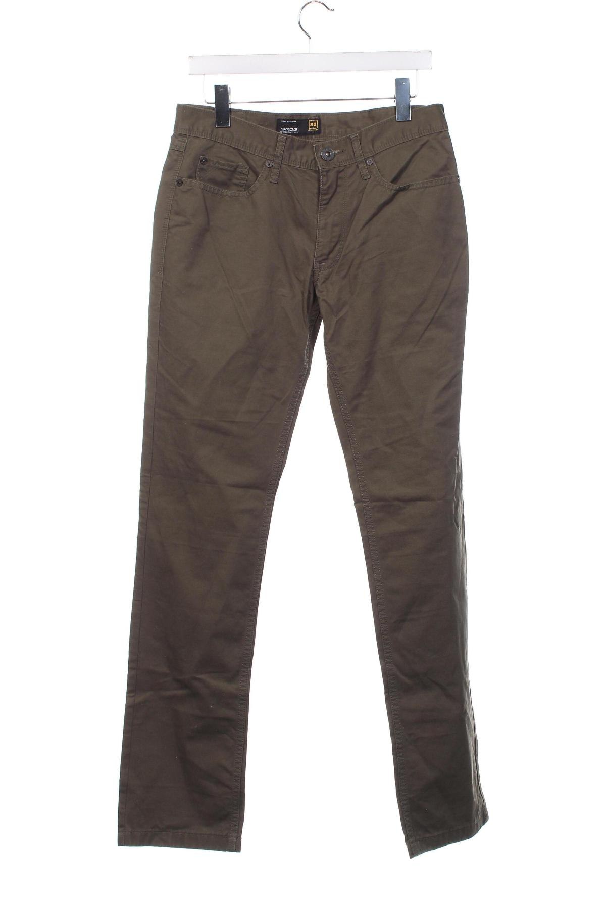 Мъжки панталон Smog, Размер S, Цвят Зелен, Цена 7,25 лв.