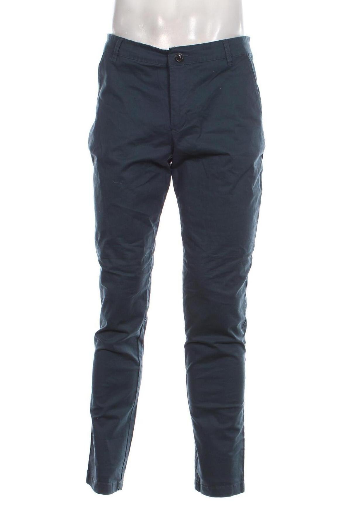 Pantaloni de bărbați Straight Up, Mărime M, Culoare Albastru, Preț 151,32 Lei