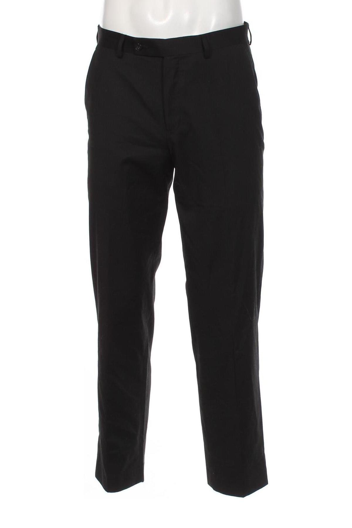 Мъжки панталон Van Heusen, Размер M, Цвят Черен, Цена 8,70 лв.