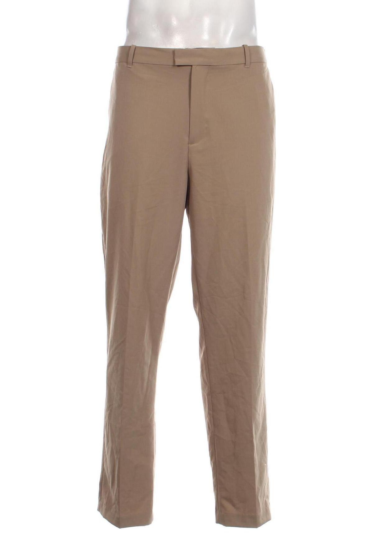 Pantaloni de bărbați Van Heusen, Mărime XL, Culoare Bej, Preț 42,93 Lei