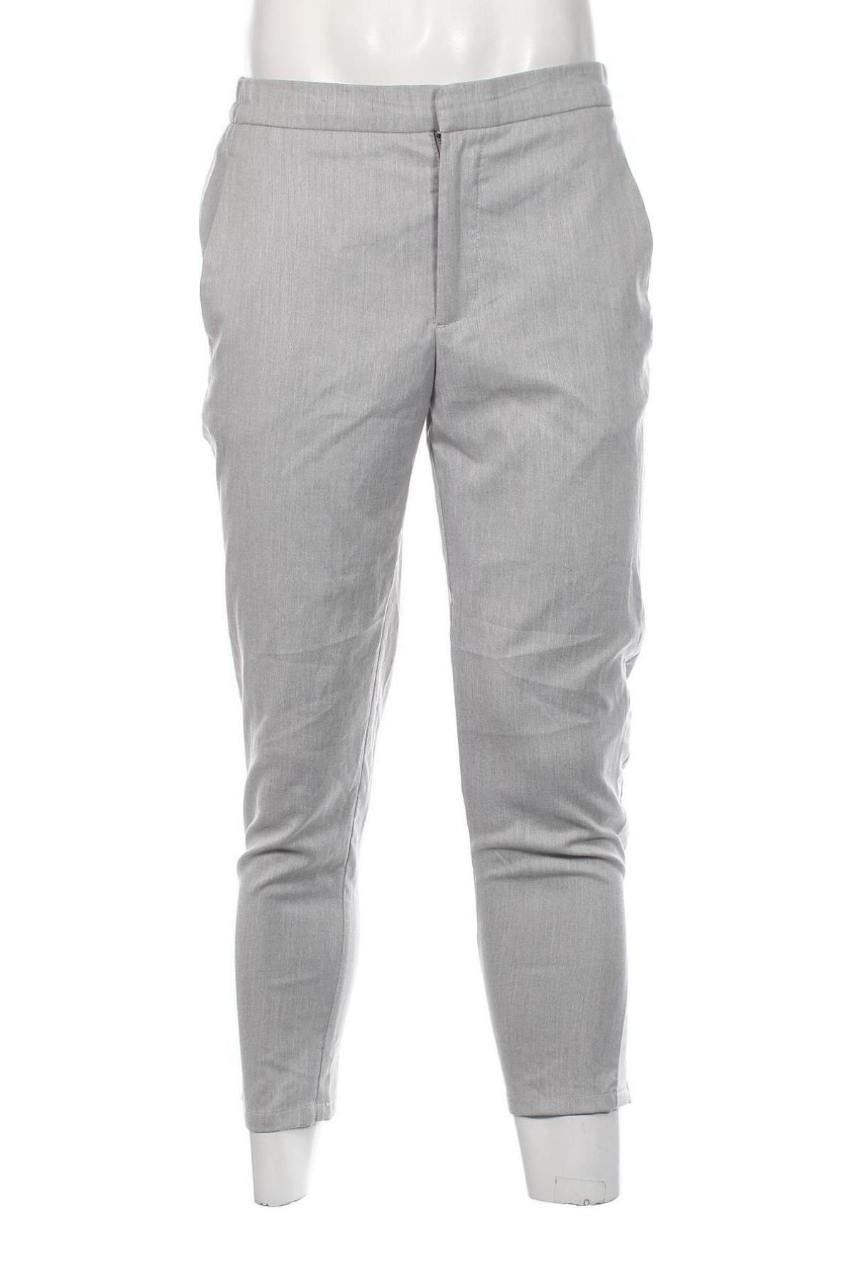 Pantaloni de bărbați Zara, Mărime M, Culoare Gri, Preț 68,80 Lei