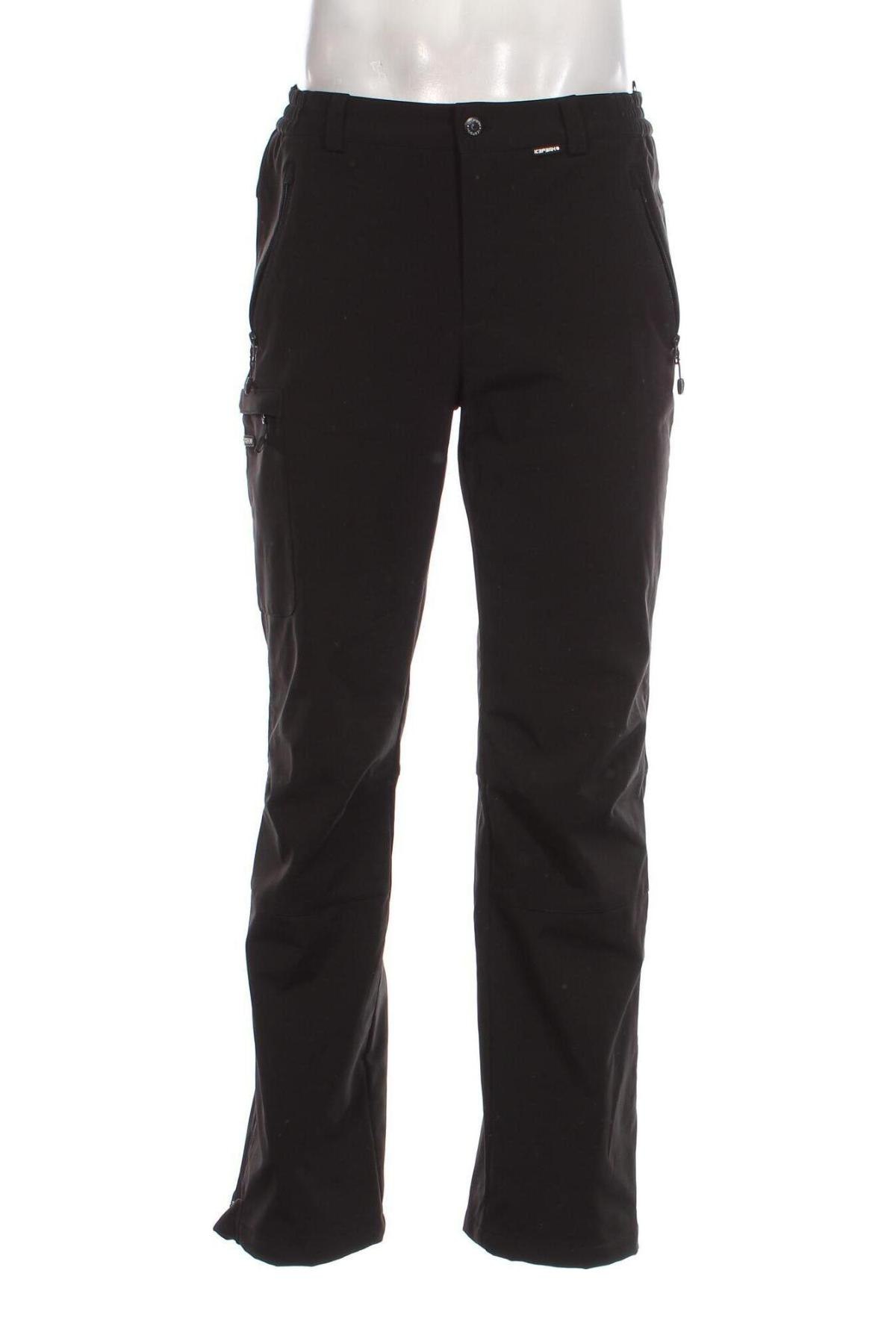 Ανδρικό παντελόνι για χειμερινά σπορ Icepeak, Μέγεθος L, Χρώμα Μαύρο, Τιμή 55,21 €
