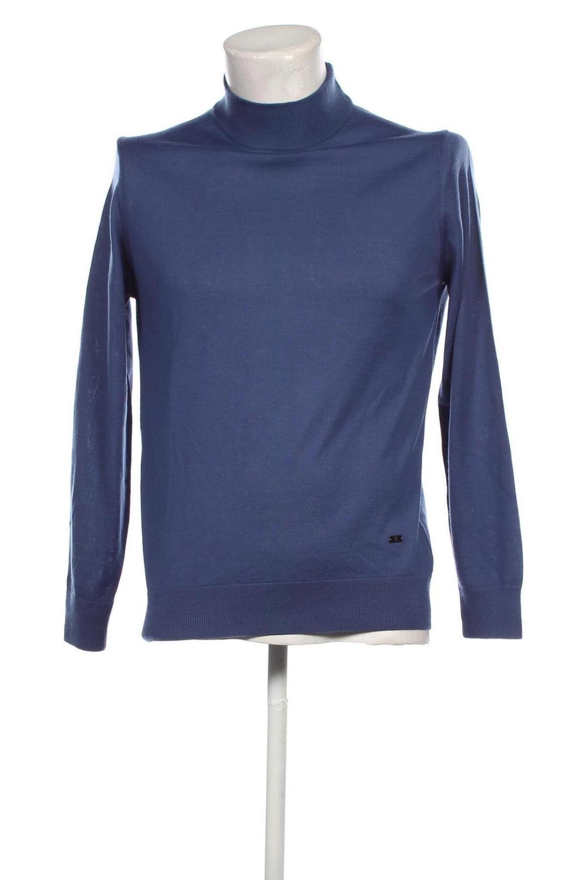 Ανδρικό πουλόβερ, Μέγεθος M, Χρώμα Μπλέ, Τιμή 15,99 €