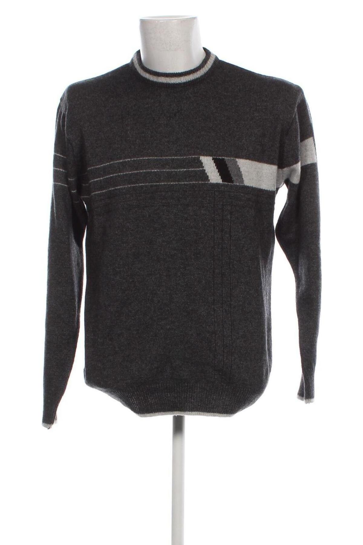 Мъжки пуловер, Размер L, Цвят Сив, Цена 18,85 лв.