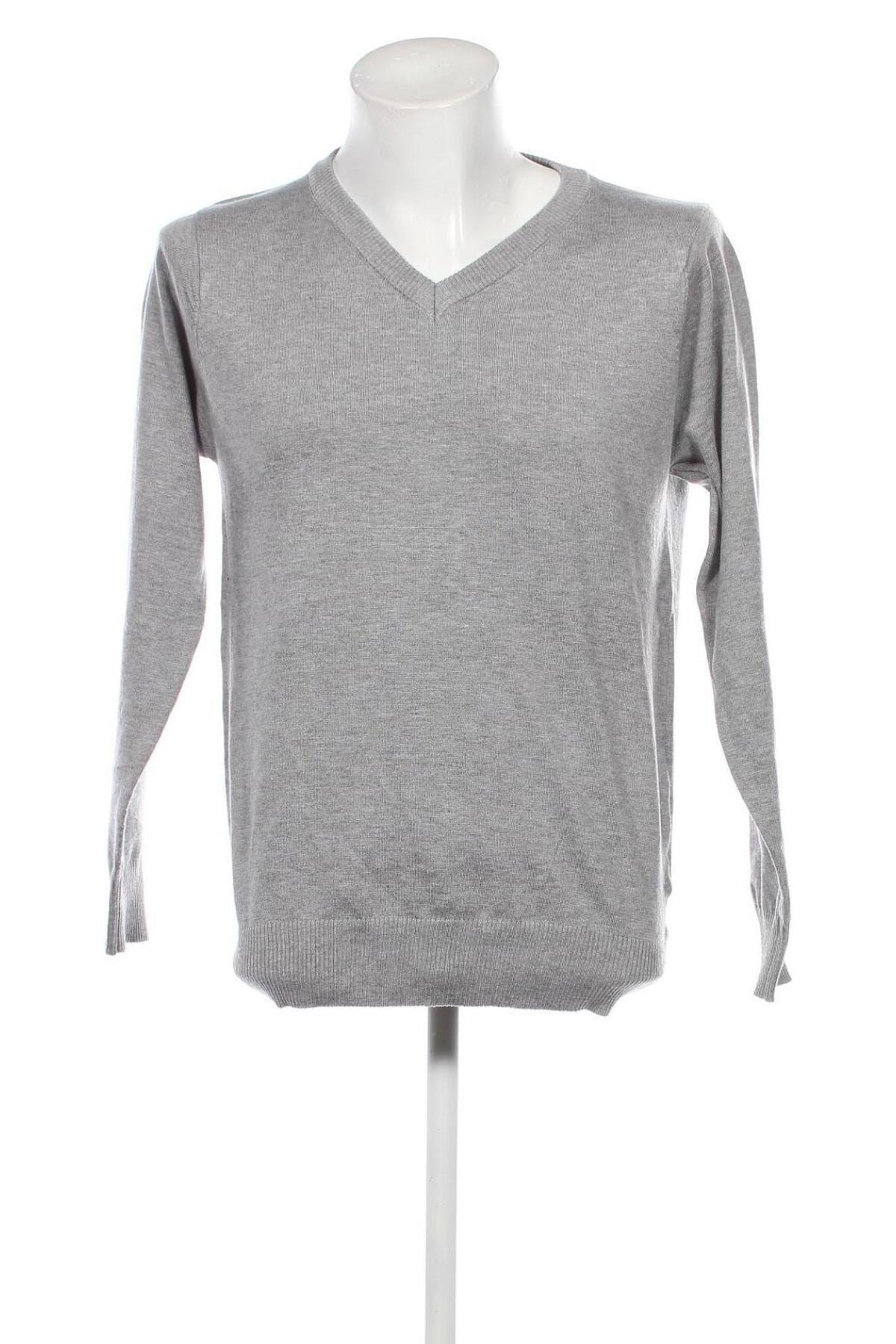 Ανδρικό πουλόβερ, Μέγεθος L, Χρώμα Γκρί, Τιμή 10,58 €