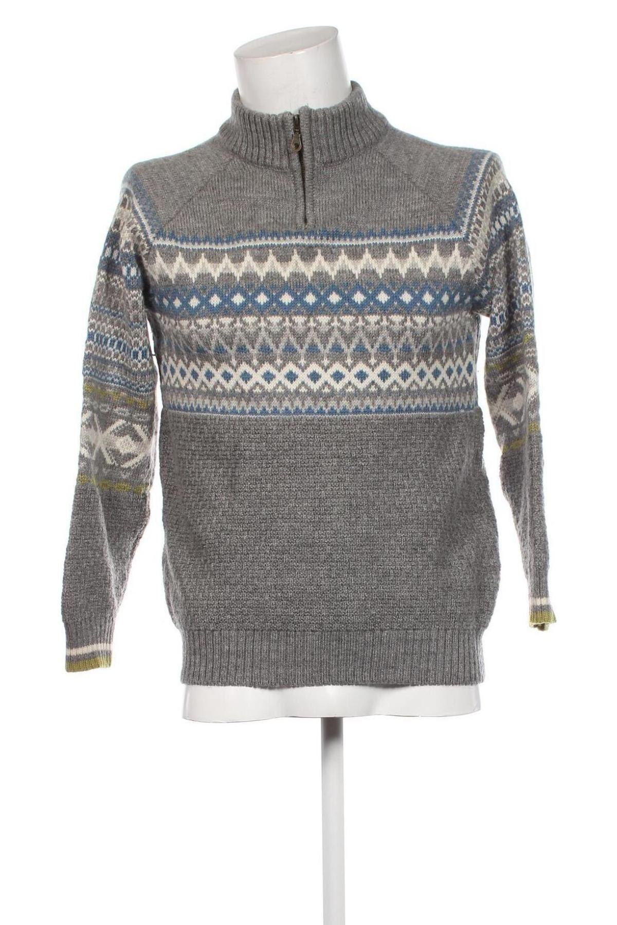 Мъжки пуловер, Размер M, Цвят Сив, Цена 15,66 лв.
